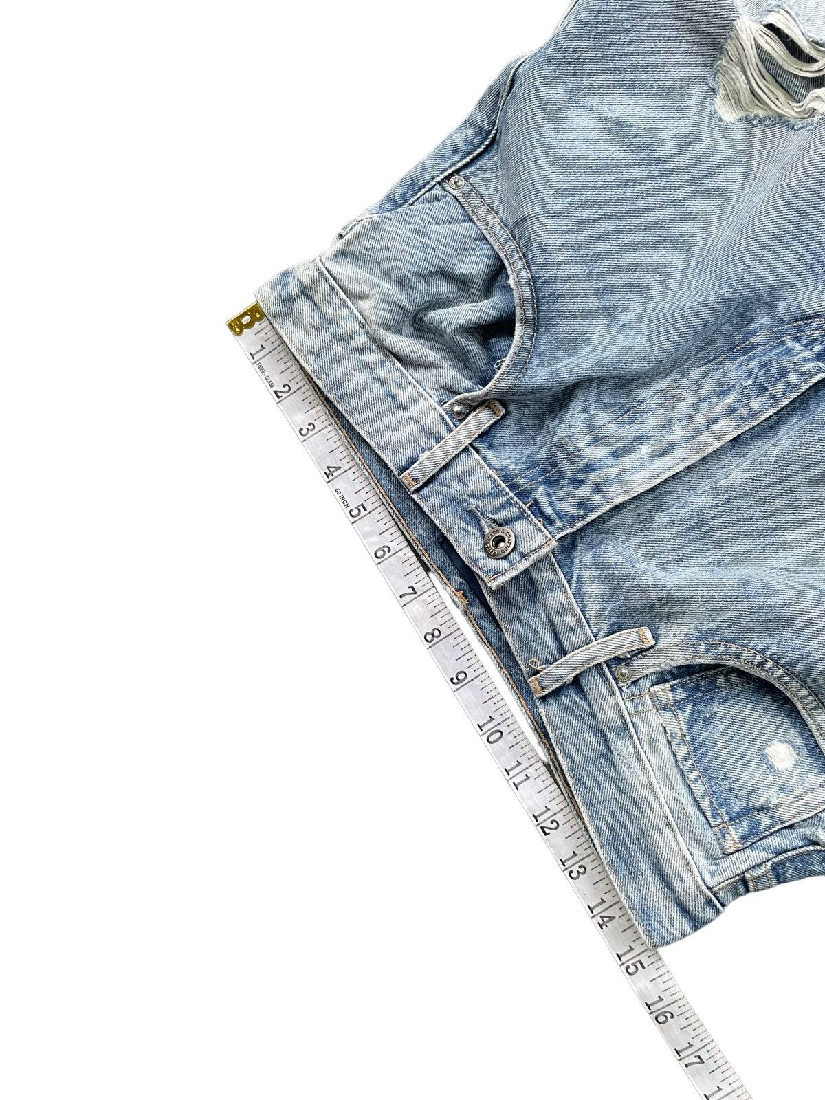 Levi's Made & Crafted Levis Made & Crafted Big E Distresed Jeans Size US 30 / EU 46 - 22 Thumbnail