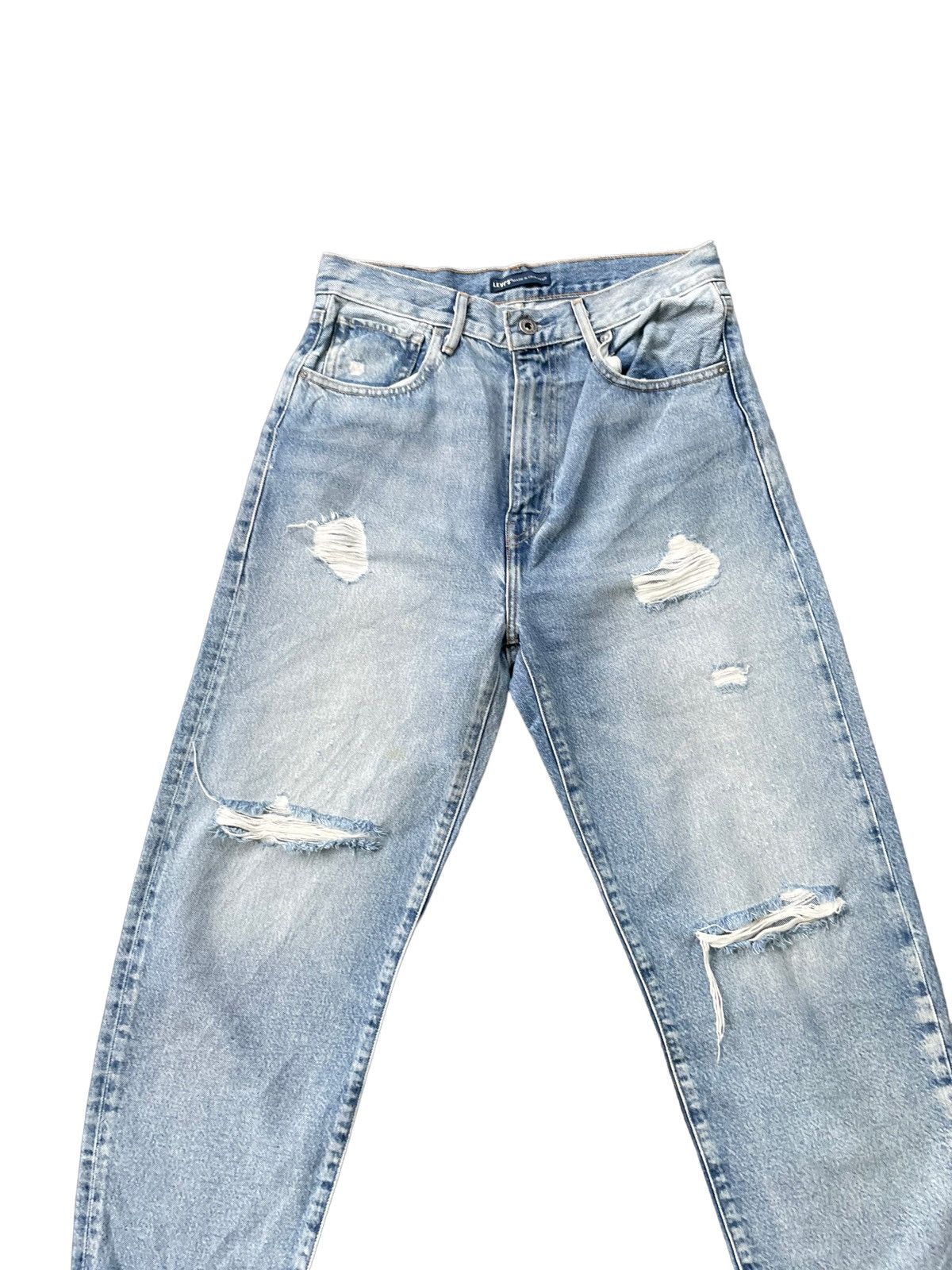 Levi's Made & Crafted Levis Made & Crafted Big E Distresed Jeans Size US 30 / EU 46 - 3 Thumbnail