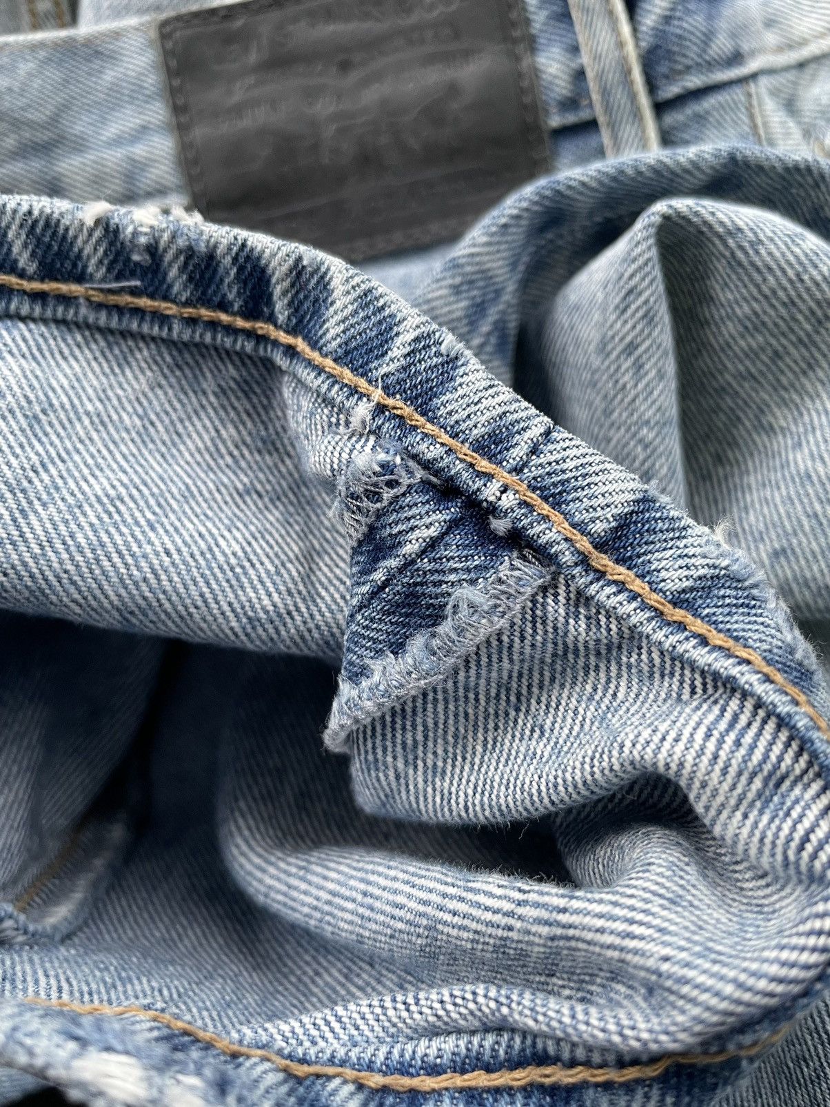 Levi's Made & Crafted Levis Made & Crafted Big E Distresed Jeans Size US 30 / EU 46 - 12 Thumbnail