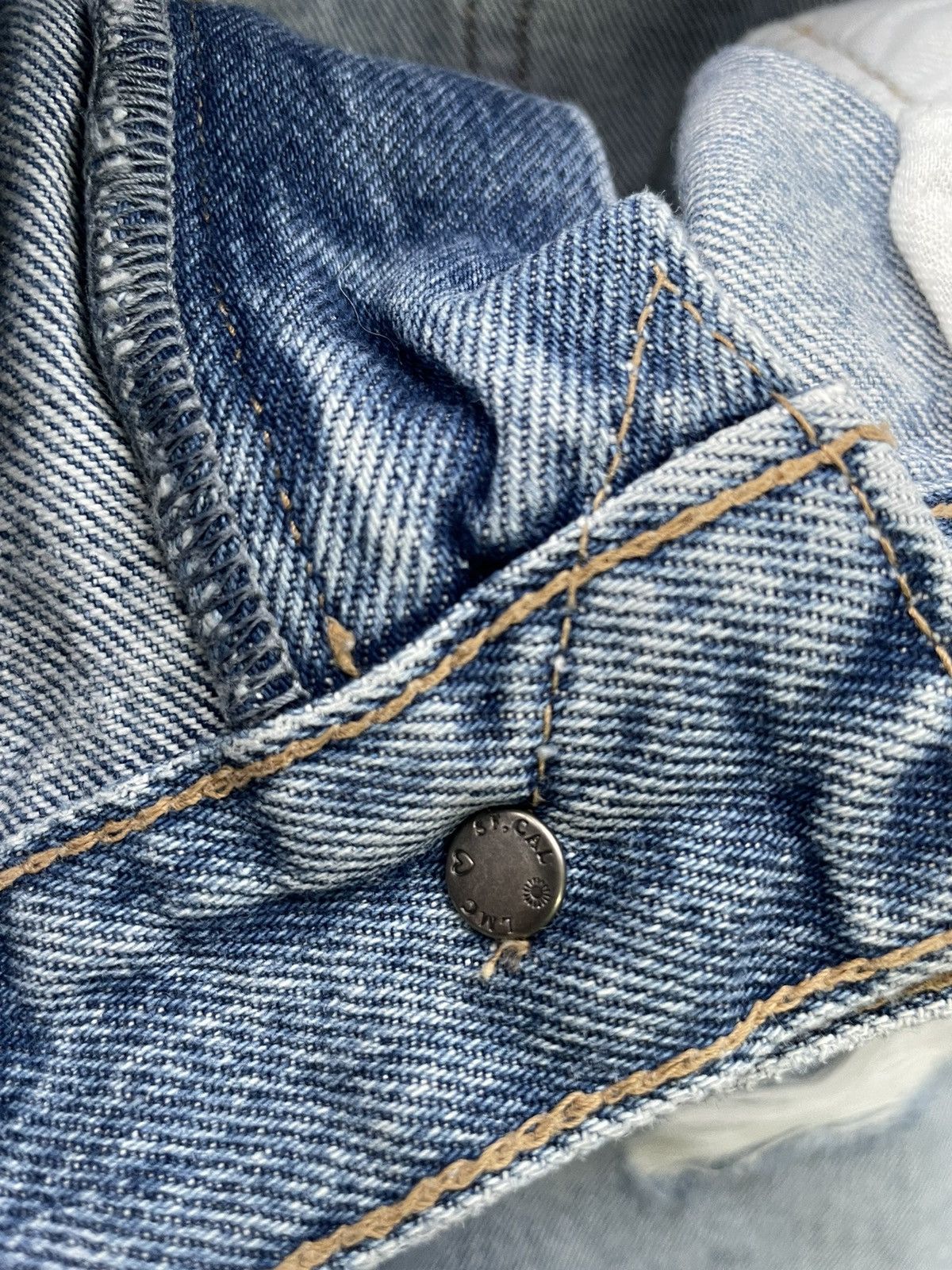 Levi's Made & Crafted Levis Made & Crafted Big E Distresed Jeans Size US 30 / EU 46 - 20 Thumbnail