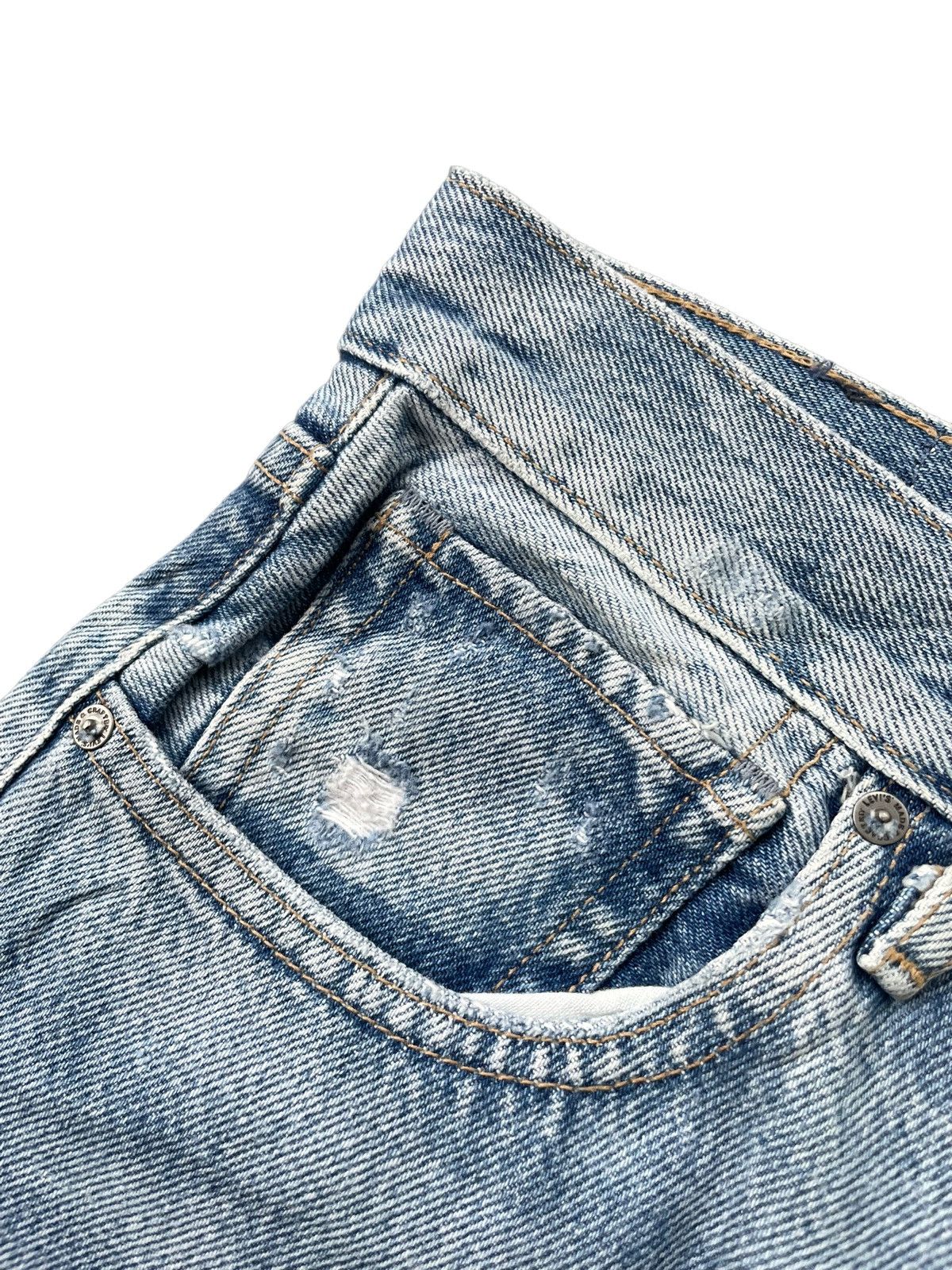 Levi's Made & Crafted Levis Made & Crafted Big E Distresed Jeans Size US 30 / EU 46 - 7 Thumbnail