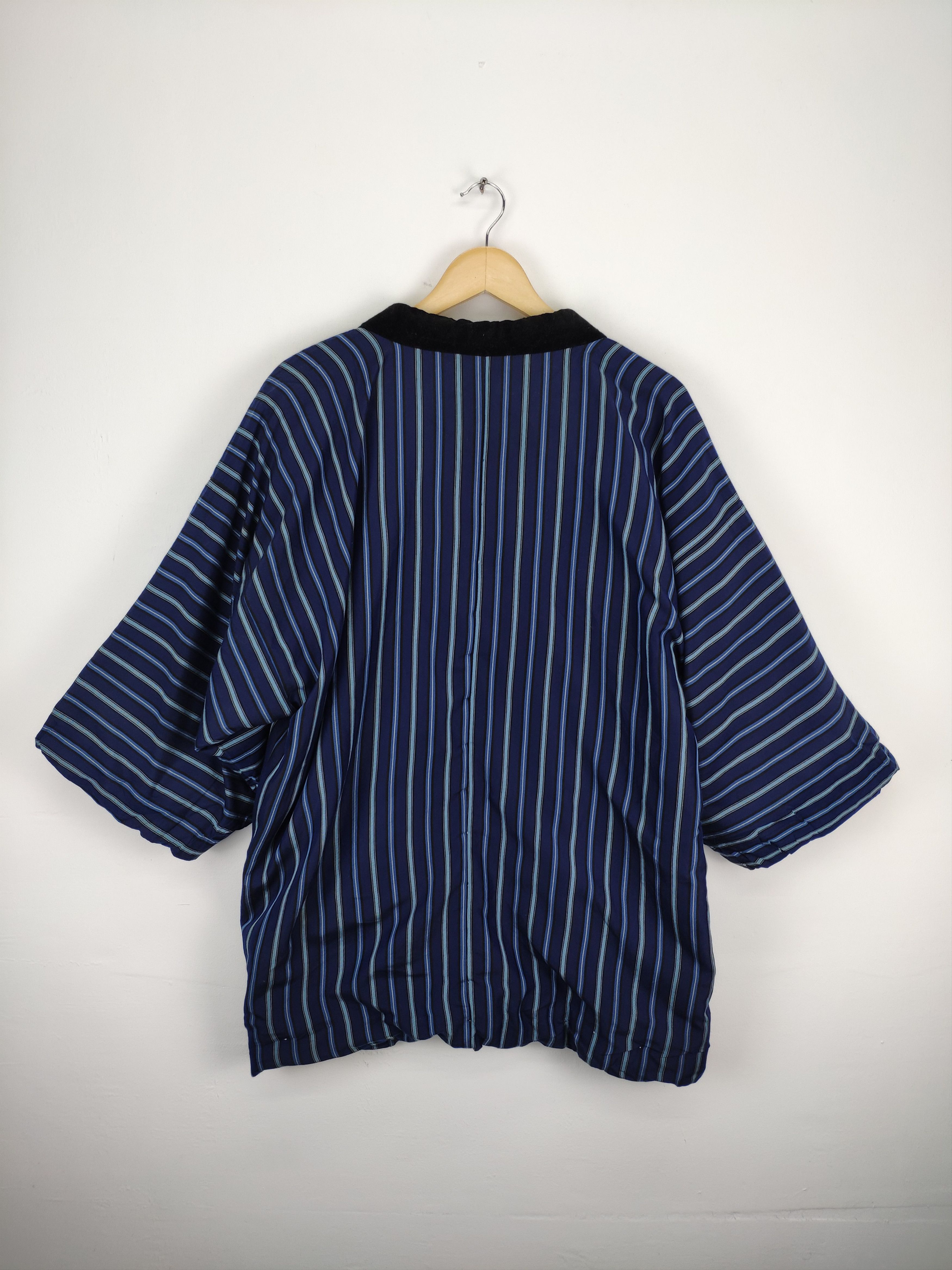 Japanese Brand × Vintage Offer 💥 Hanten Kimono Cardigan Stripe Japanese Style Size US L / EU 52-54 / 3 - 10 Thumbnail