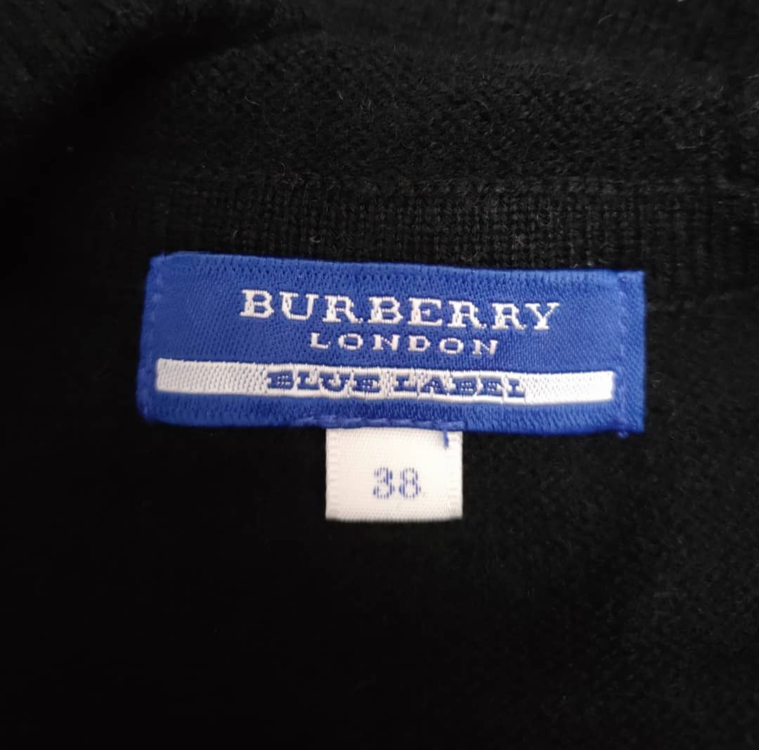 Burberry Wool Long Zipper Hoodie