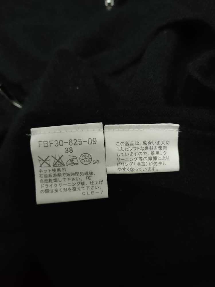 Burberry Wool Long Zipper Hoodie