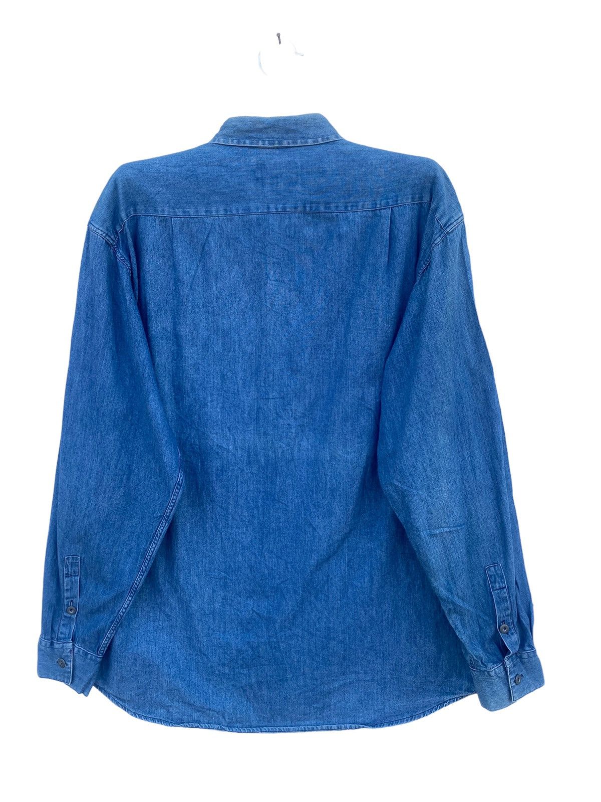 Armani Vintage Armani Jeans Sun Faded Chambray Size US M / EU 48-50 / 2 - 3 Thumbnail