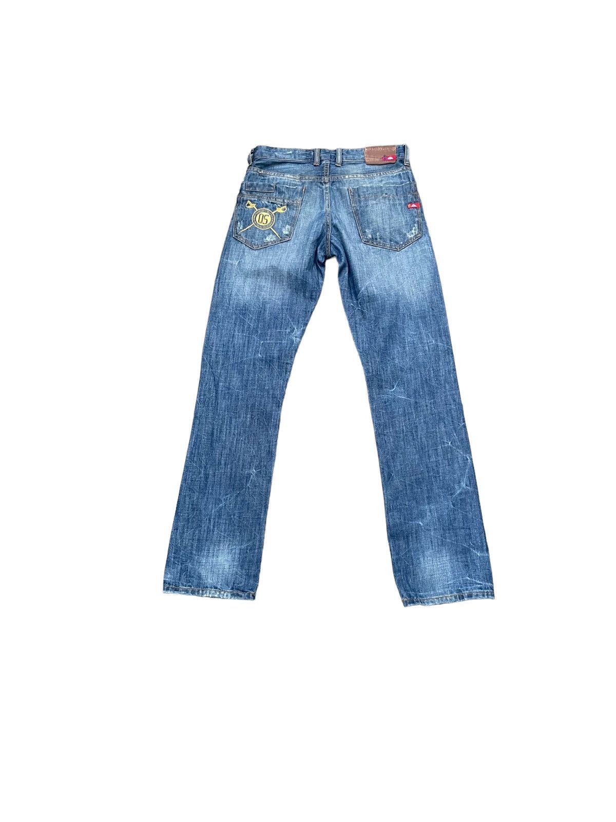 Quiksilver Quiksilver Faded Distresed Denim Size US 30 / EU 46 - 10 Thumbnail