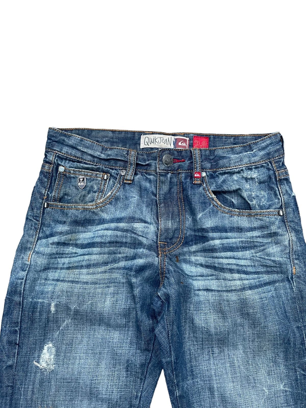 Quiksilver Quiksilver Faded Distresed Denim Size US 30 / EU 46 - 8 Thumbnail