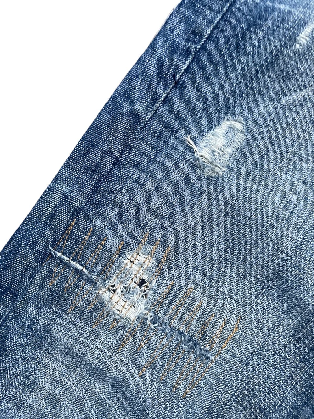 Quiksilver Quiksilver Faded Distresed Denim Size US 30 / EU 46 - 7 Thumbnail