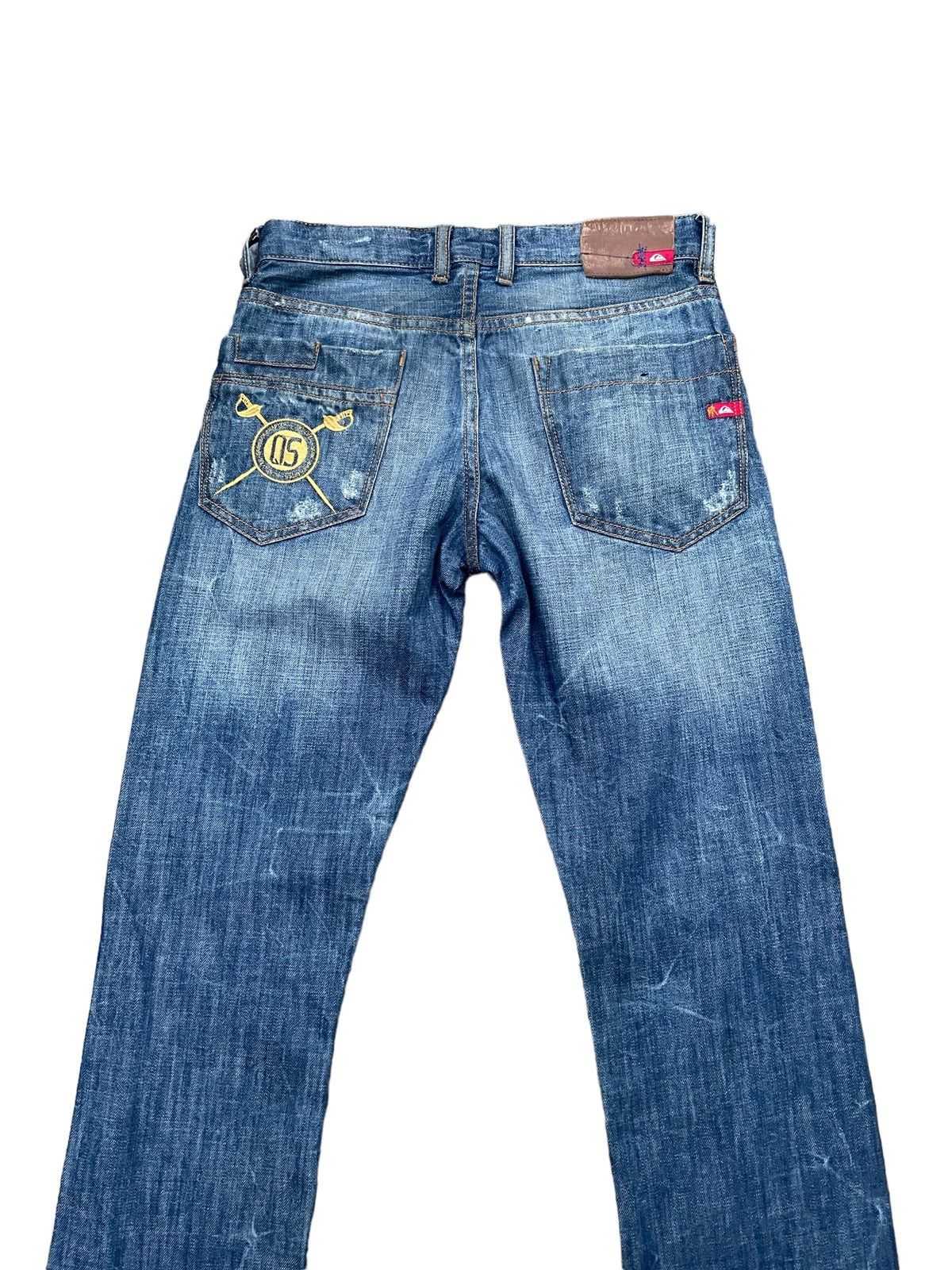 Quiksilver Quiksilver Faded Distresed Denim Size US 30 / EU 46 - 11 Thumbnail