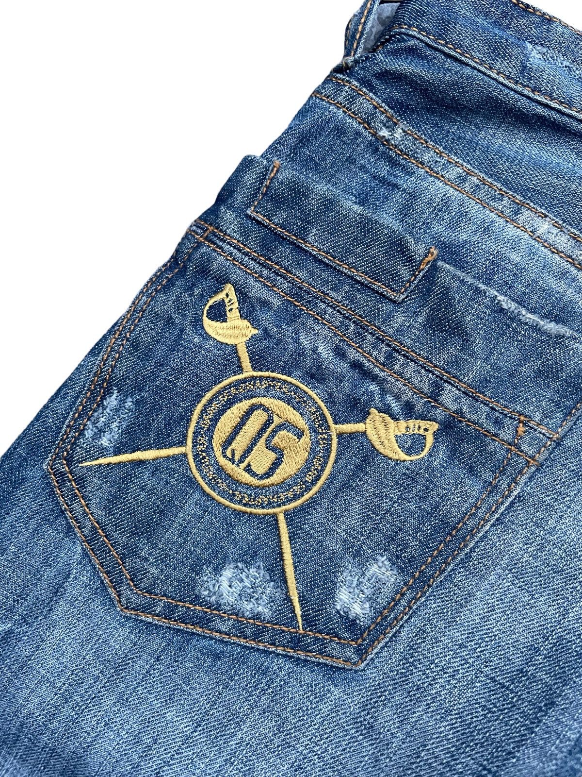Quiksilver Quiksilver Faded Distresed Denim Size US 30 / EU 46 - 14 Thumbnail