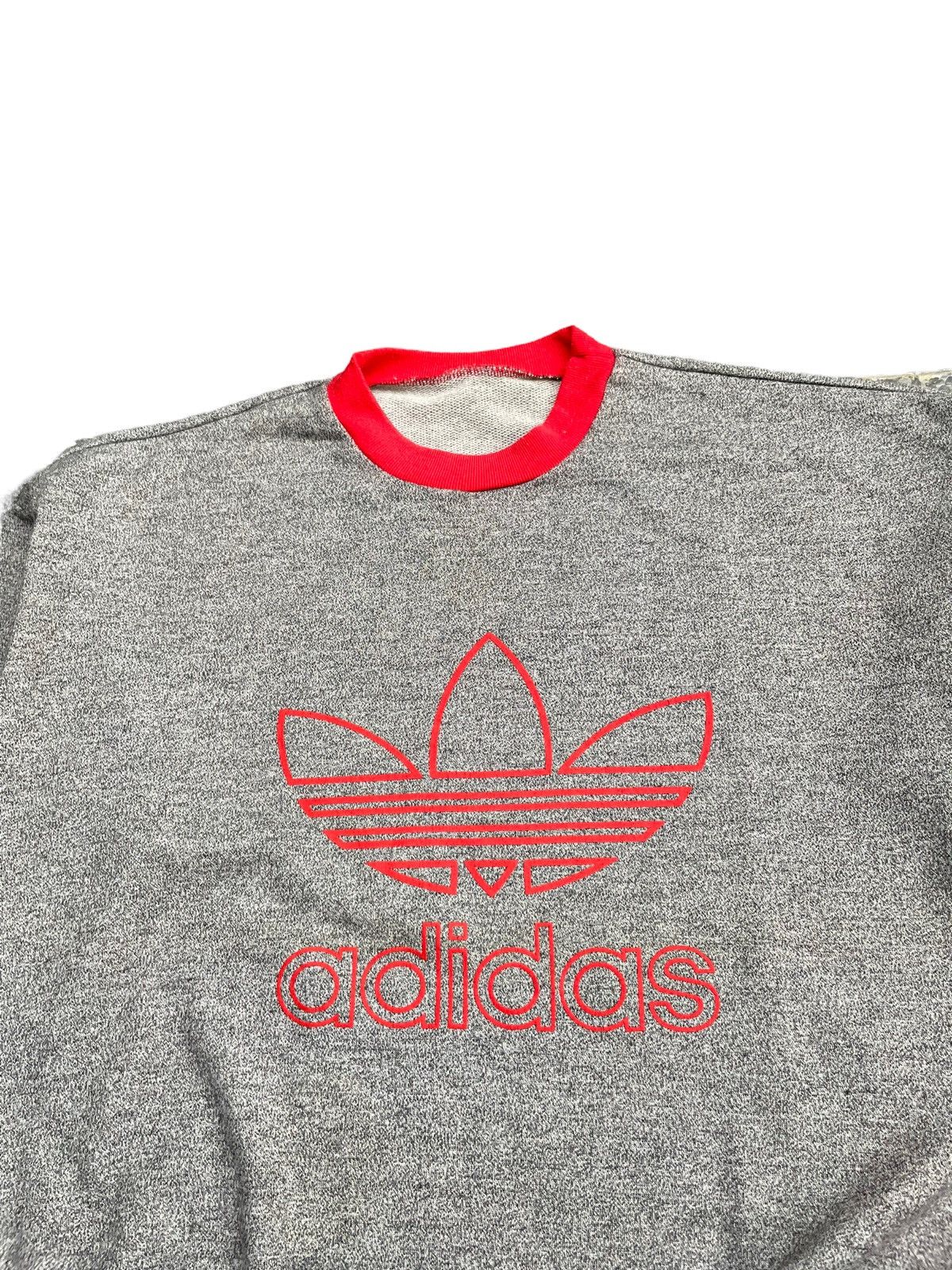 Adidas Vintage Adidas Trefoil Crewneck Size US L / EU 52-54 / 3 - 2 Thumbnail