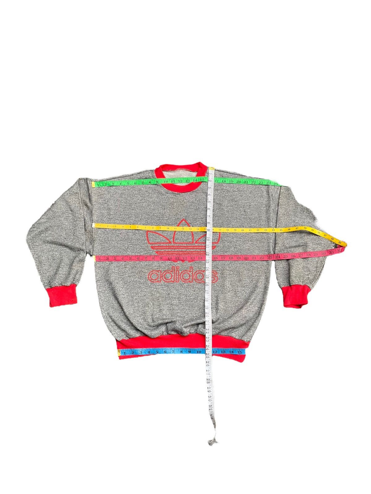 Adidas Vintage Adidas Trefoil Crewneck Size US L / EU 52-54 / 3 - 6 Thumbnail
