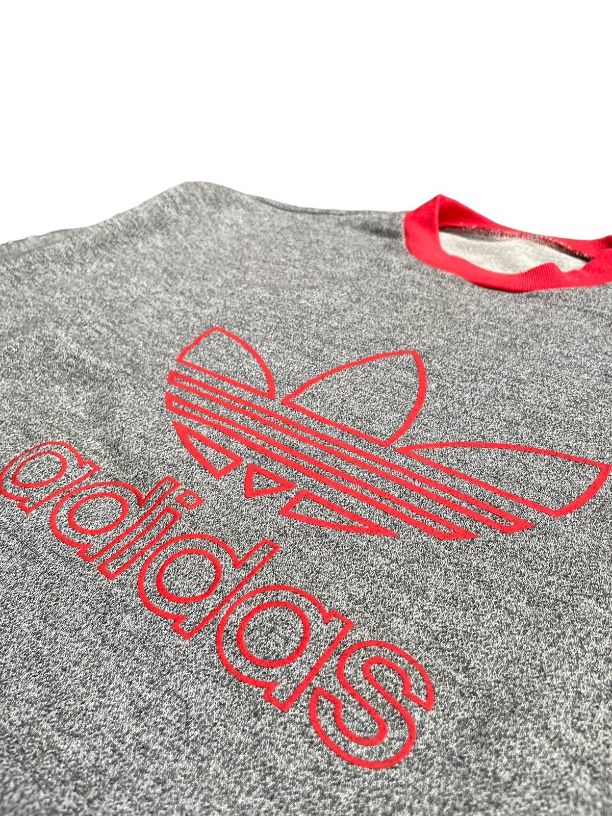 Adidas Vintage Adidas Trefoil Crewneck Size US L / EU 52-54 / 3 - 3 Thumbnail