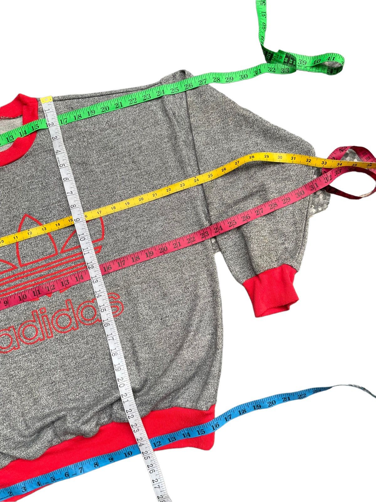 Adidas Vintage Adidas Trefoil Crewneck Size US L / EU 52-54 / 3 - 7 Thumbnail