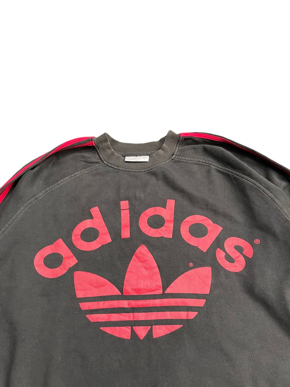 Adidas Vintage Adidas Trefoil Crewneck Size US M / EU 48-50 / 2 - 3 Thumbnail
