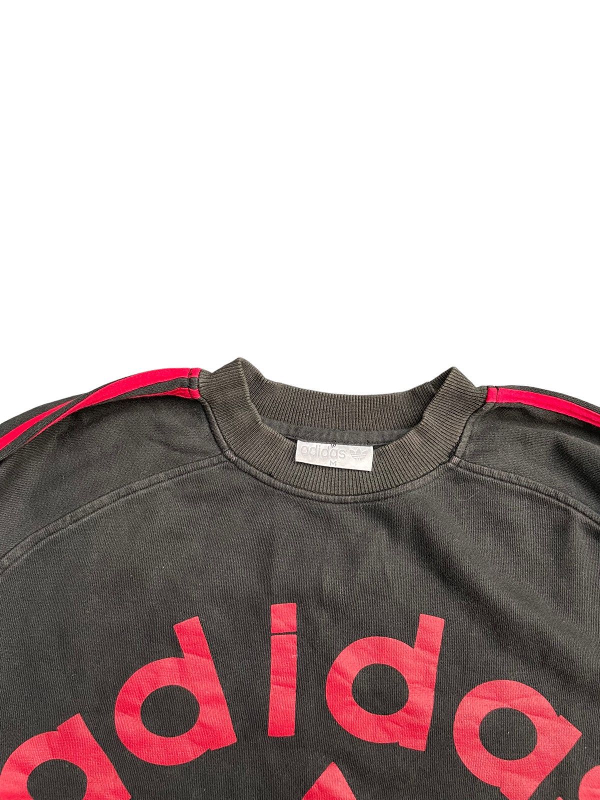 Adidas Vintage Adidas Trefoil Crewneck Size US M / EU 48-50 / 2 - 4 Thumbnail
