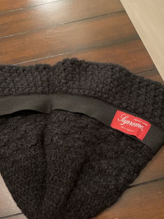 Supreme Supreme Mohair crochet crusher hat | Grailed