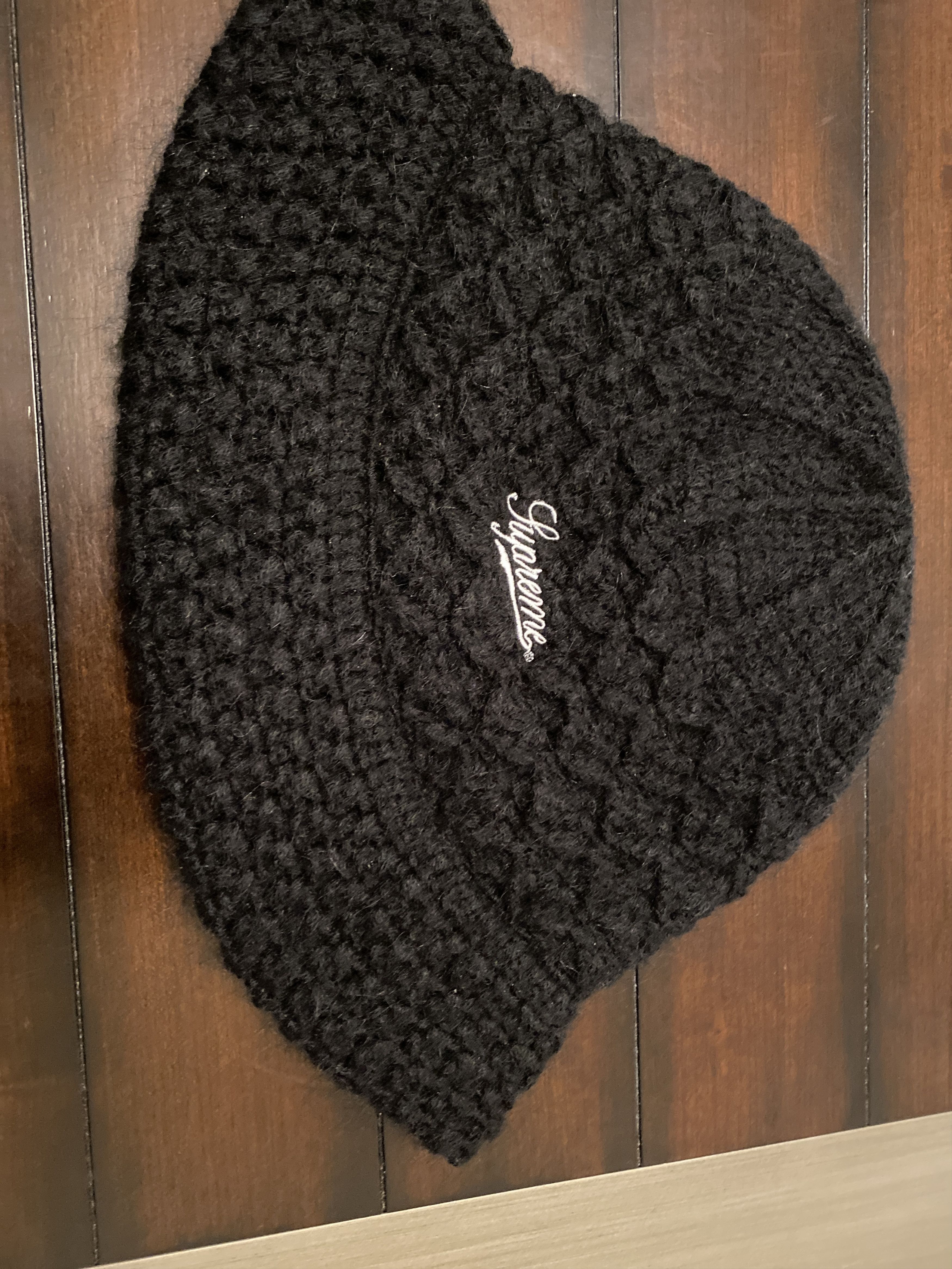 Supreme Supreme Mohair crochet crusher hat | Grailed