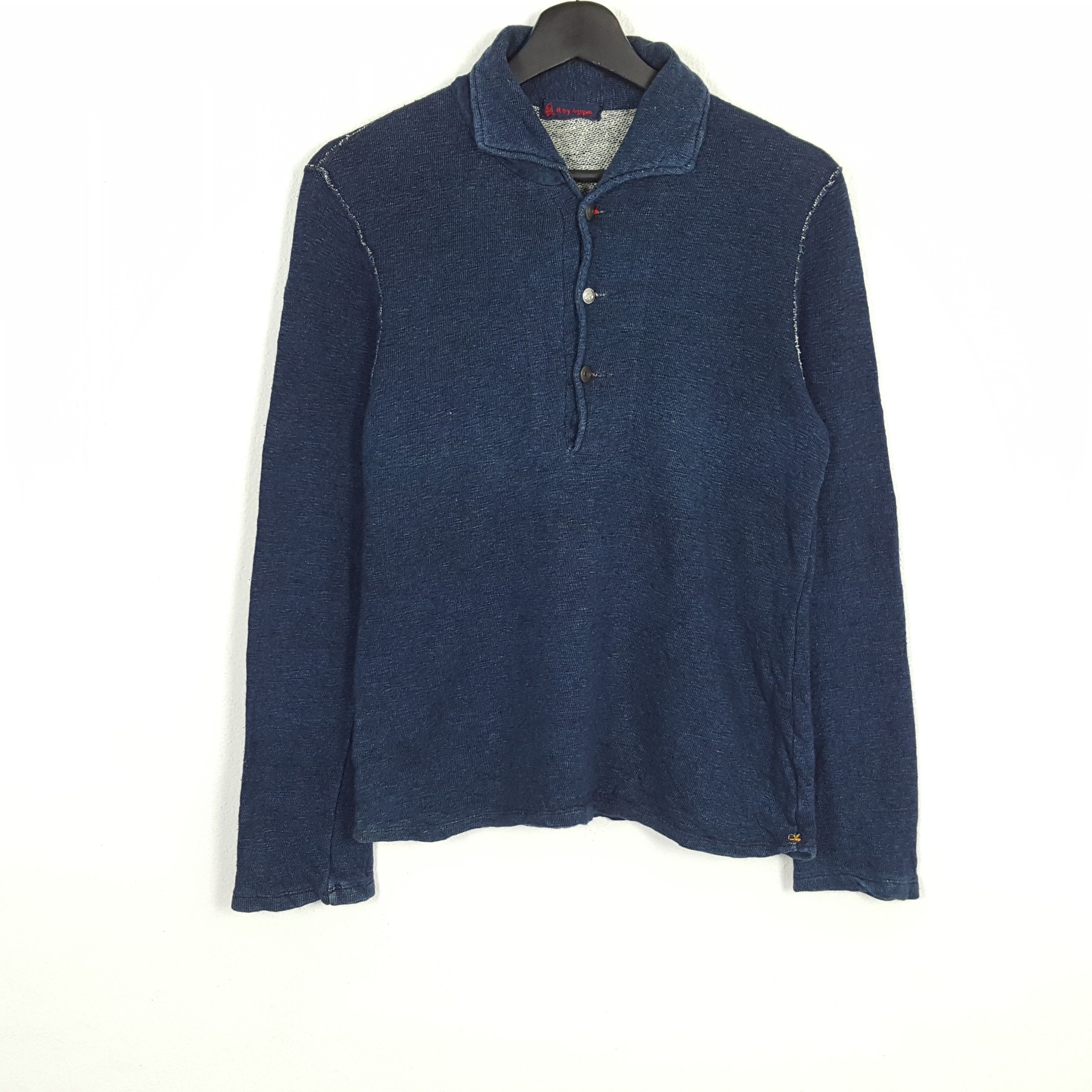 45rpm × Japanese Brand × Vintage 45RPM Japanese Brand Long Sleeve Casual Vintage Polos Size US S / EU 44-46 / 1 - 1 Thumbnail