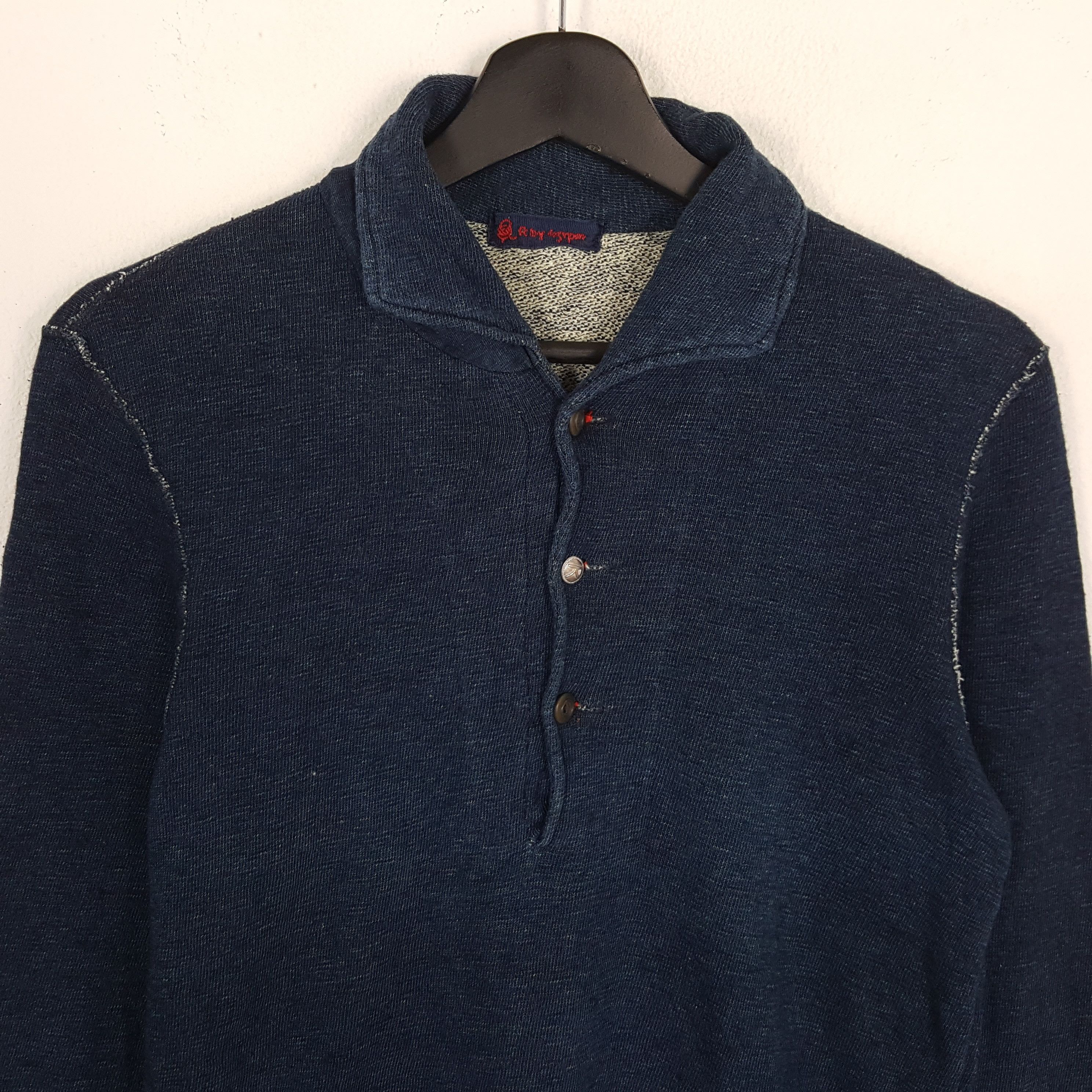 45rpm × Japanese Brand × Vintage 45RPM Japanese Brand Long Sleeve Casual Vintage Polos Size US S / EU 44-46 / 1 - 2 Thumbnail