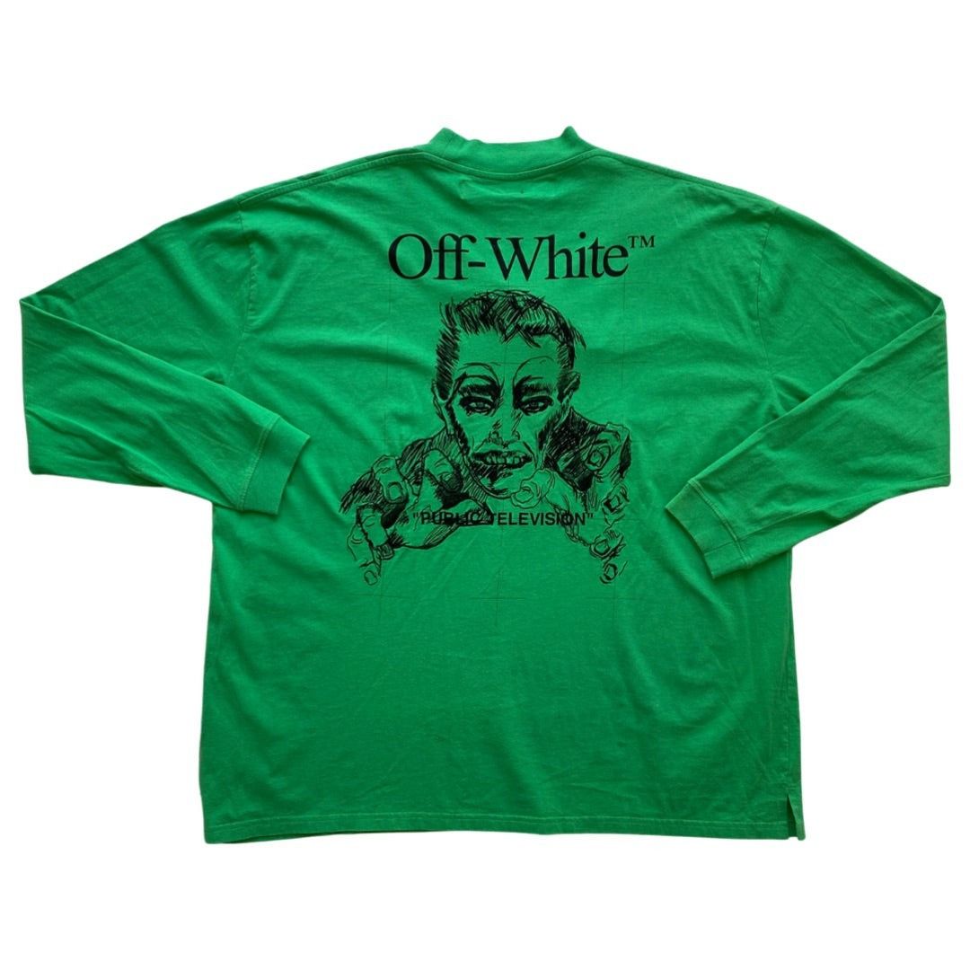 Off-White Off White Television Tee Size US XL / EU 56 / 4 - 8 Thumbnail