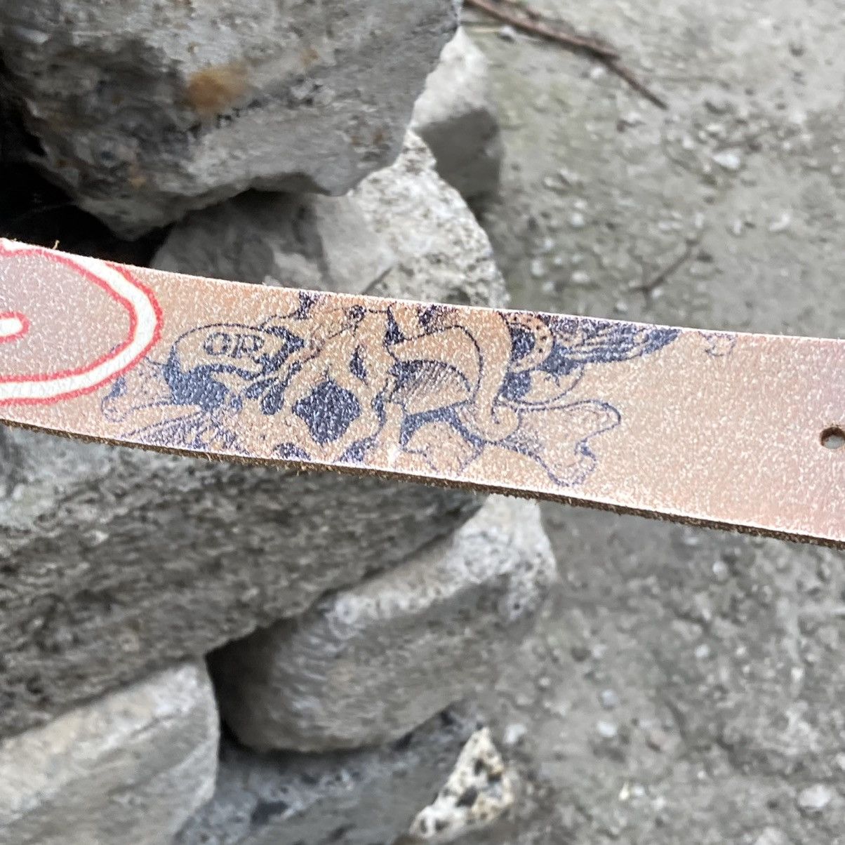 Ed Hardy 💀Ed Hardy by Christian Audigier scull love leather belt Size ONE SIZE - 8 Thumbnail