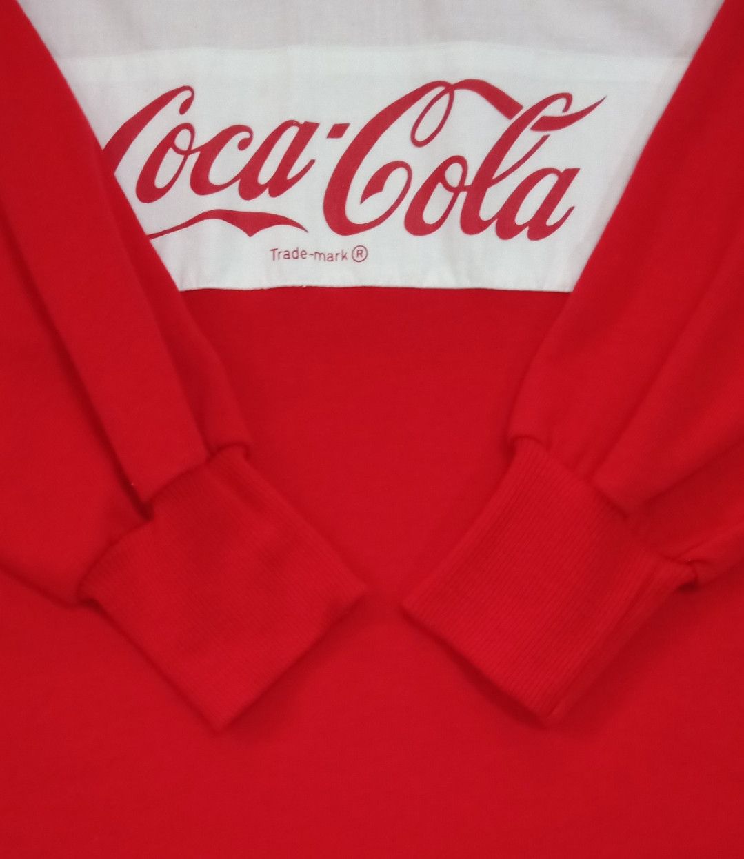 Coca Cola × Vintage × basketcase gallery Vintage 90s Coca-cola Rugby Polo T-shirt Size US L / EU 52-54 / 3 - 12 Thumbnail