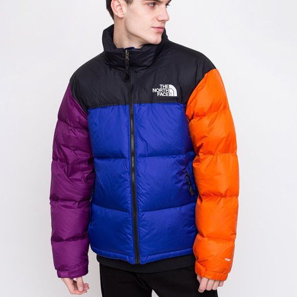 The North Face Limited Edition The North Face Nuptse Aztec Blue XL Grailed