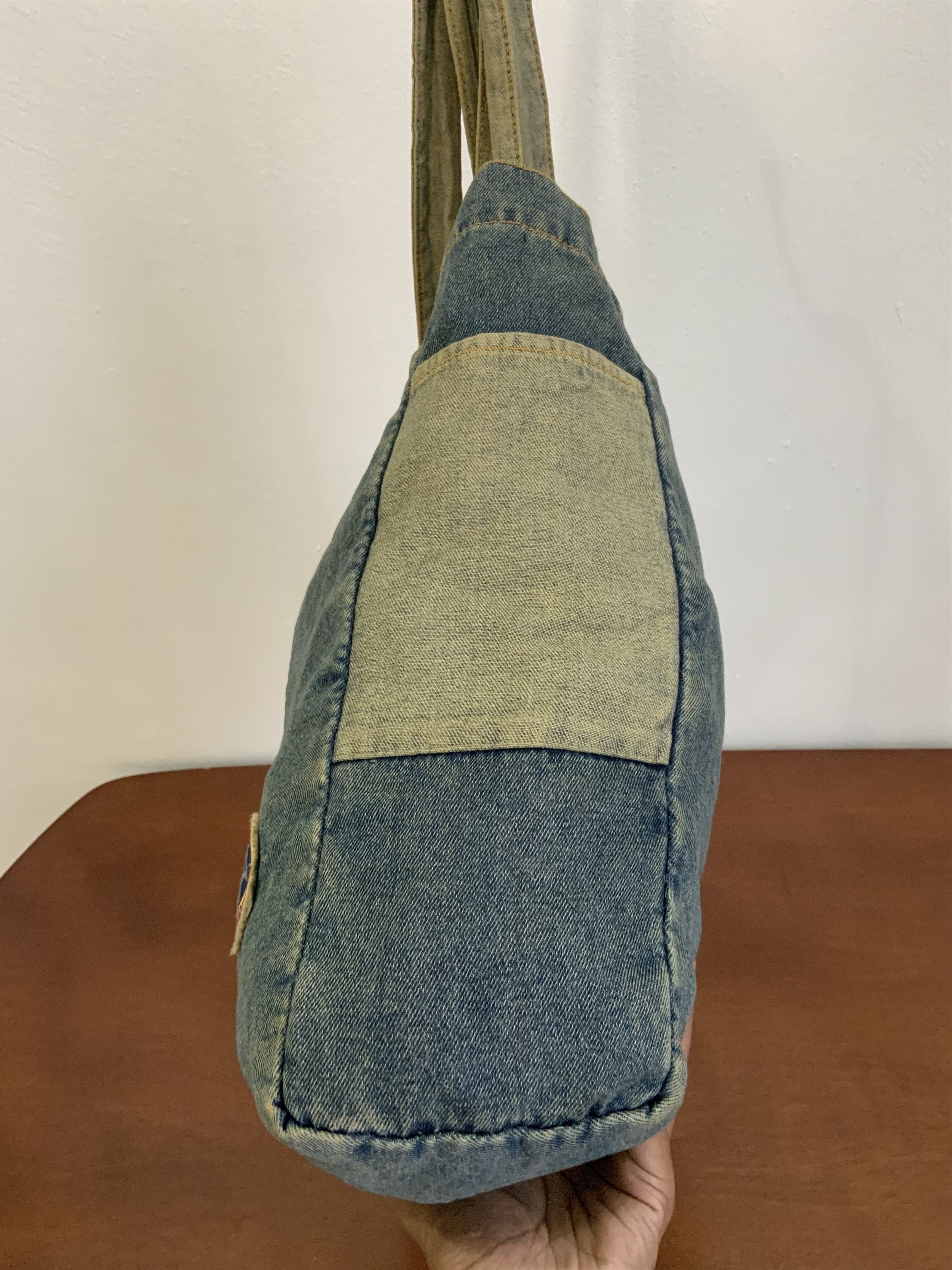 Japanese Brand Vintage GMSC Denime Tote bag Size ONE SIZE - 5 Thumbnail