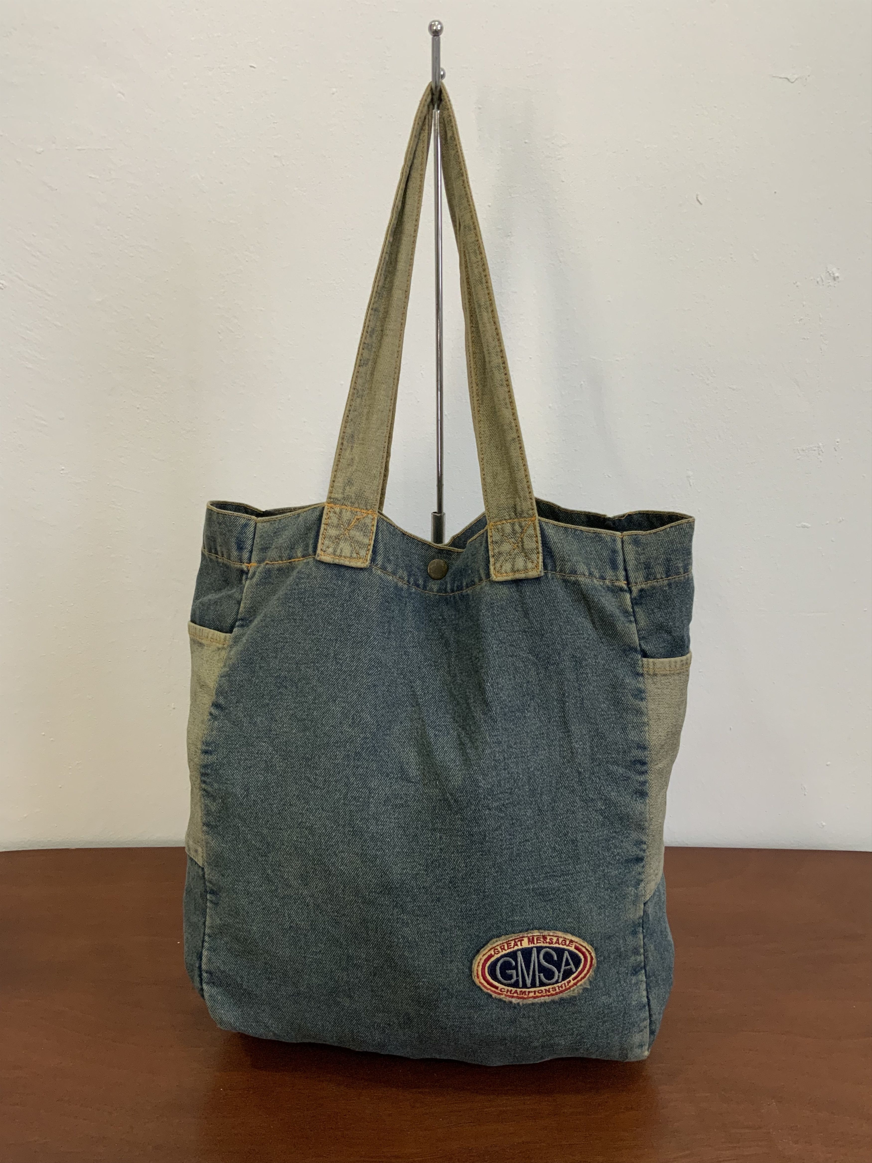 Japanese Brand Vintage GMSC Denime Tote bag Size ONE SIZE - 1 Thumbnail