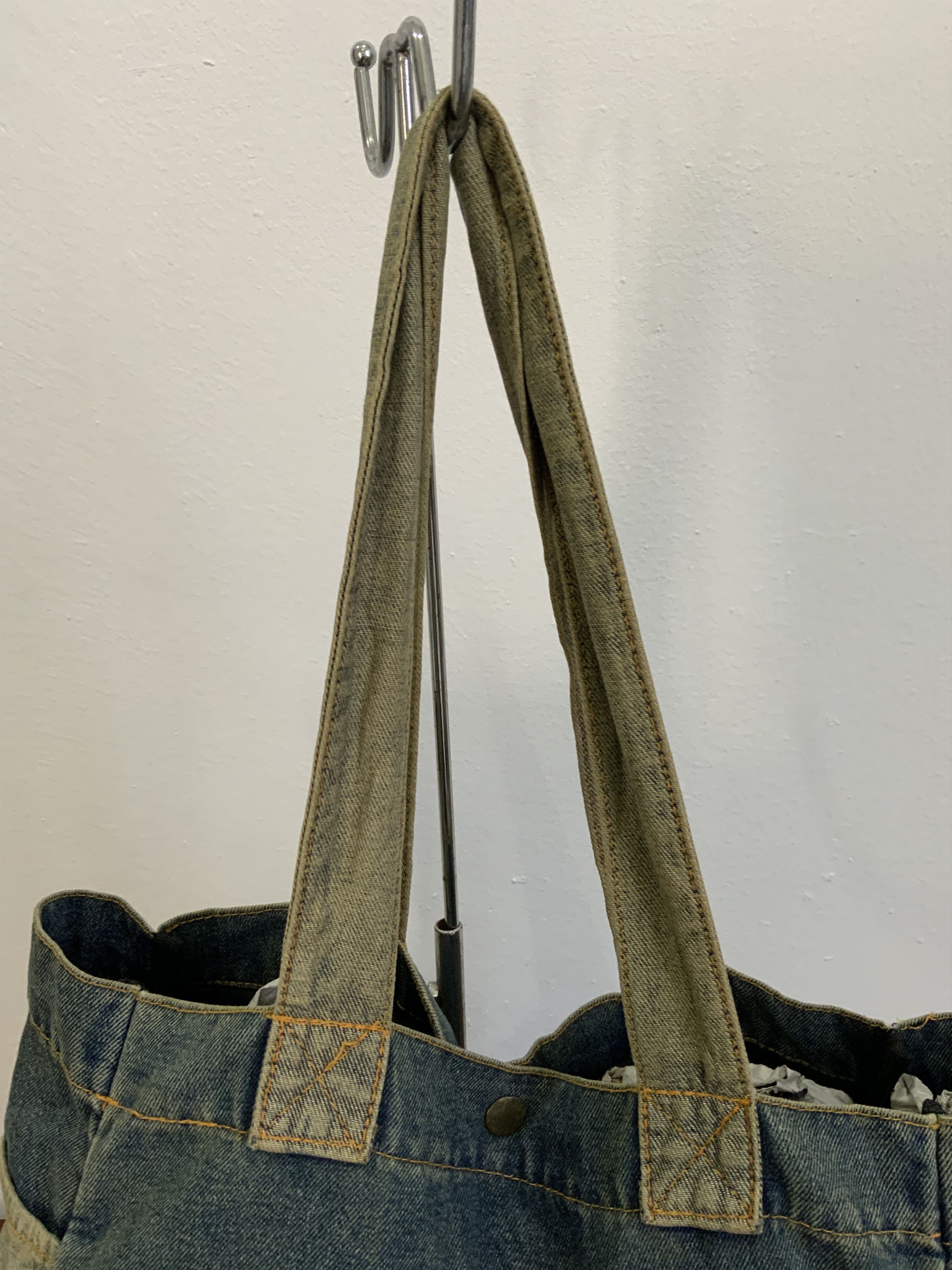Japanese Brand Vintage GMSC Denime Tote bag Size ONE SIZE - 7 Thumbnail