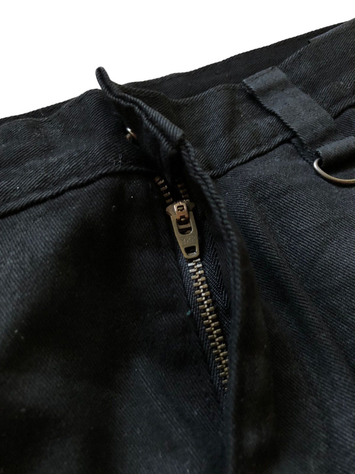 Japanese Brand 2000s Glamour Rubber Waxed Gask Mask Cargo Pant Size US 32 / EU 48 - 9 Thumbnail
