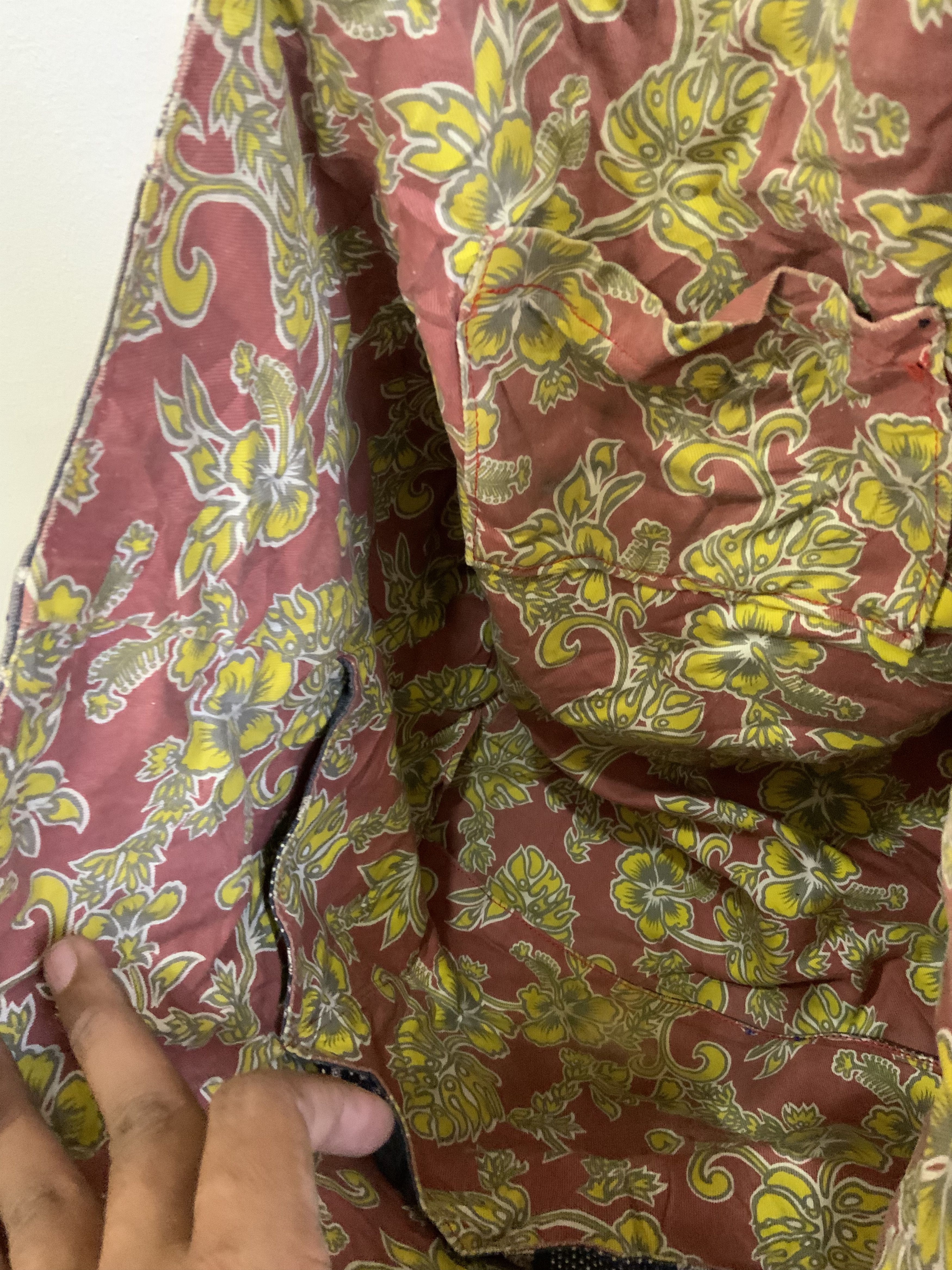 Japanese Brand Rework Paisley Denim Patchwork Style Indigo Tote bag Size ONE SIZE - 11 Thumbnail