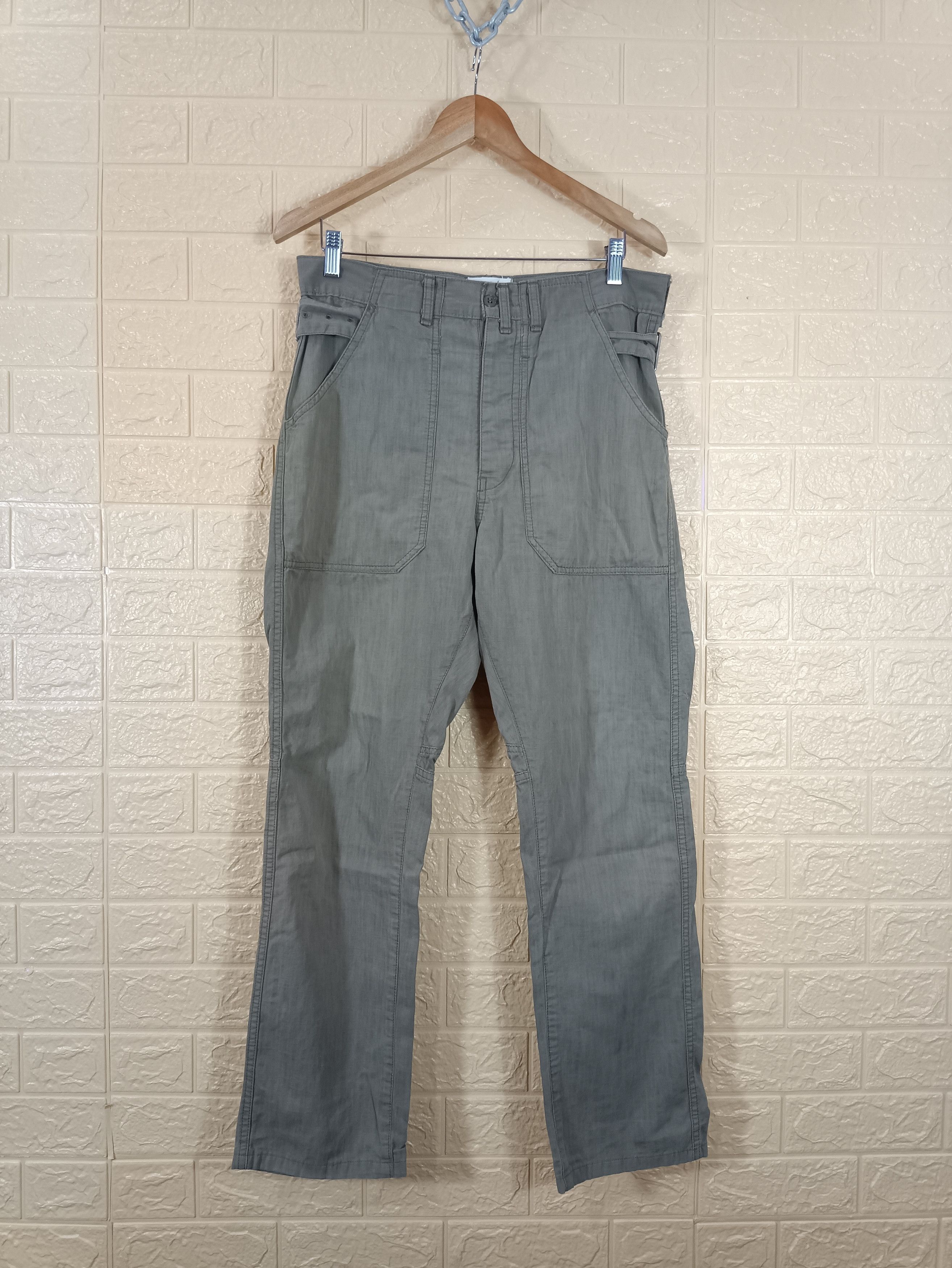 image of Military x Zucca Vintage Zucca Travail Bakers Pants in Army Green, Men's (Size 33)
