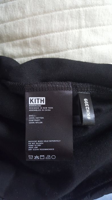 Kith quilted colorblock online hoodie