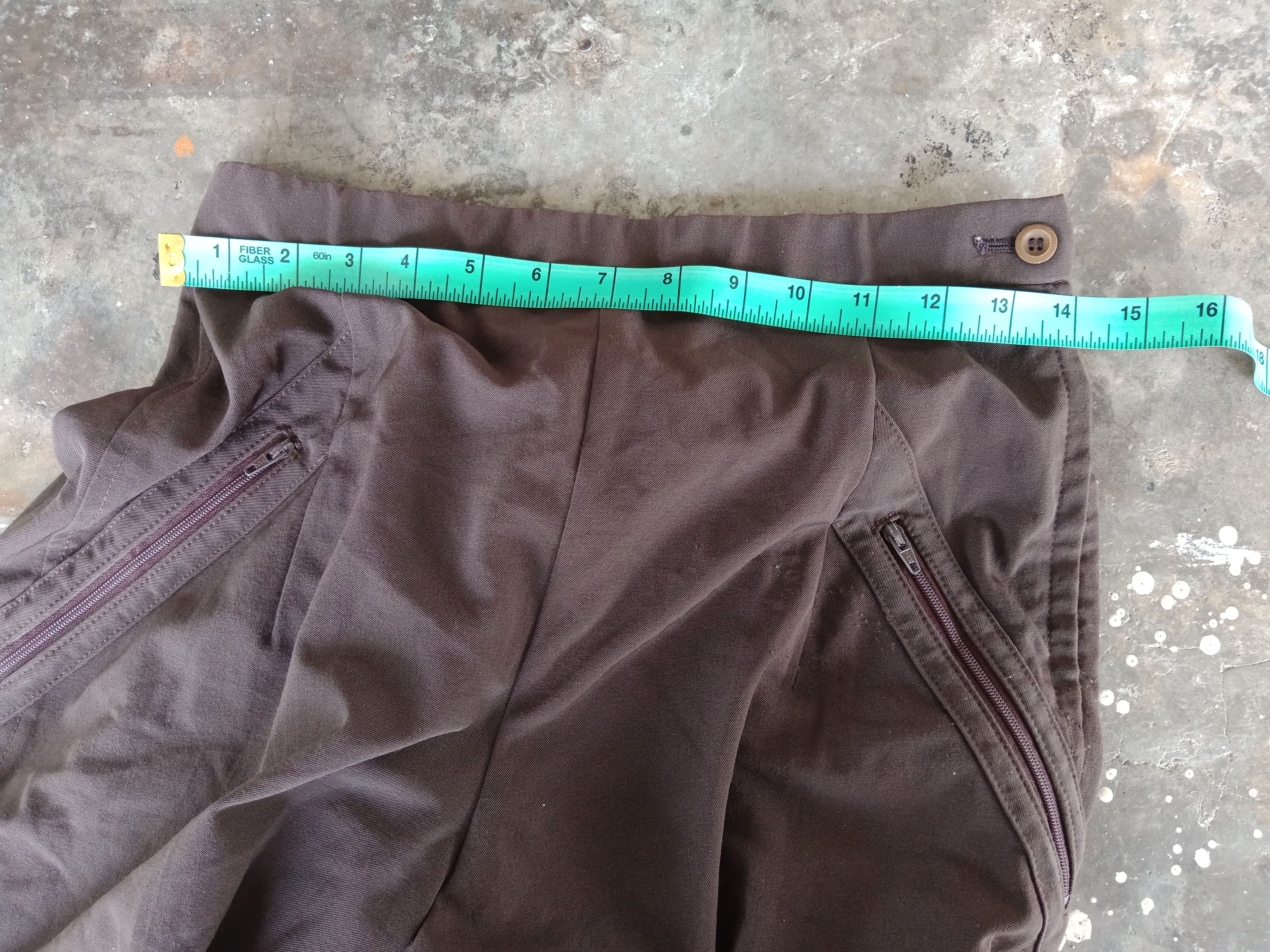 Issey Miyake Issey Miyake Side Zip Brown Pants Size US 28 / EU 44 - 7 Thumbnail