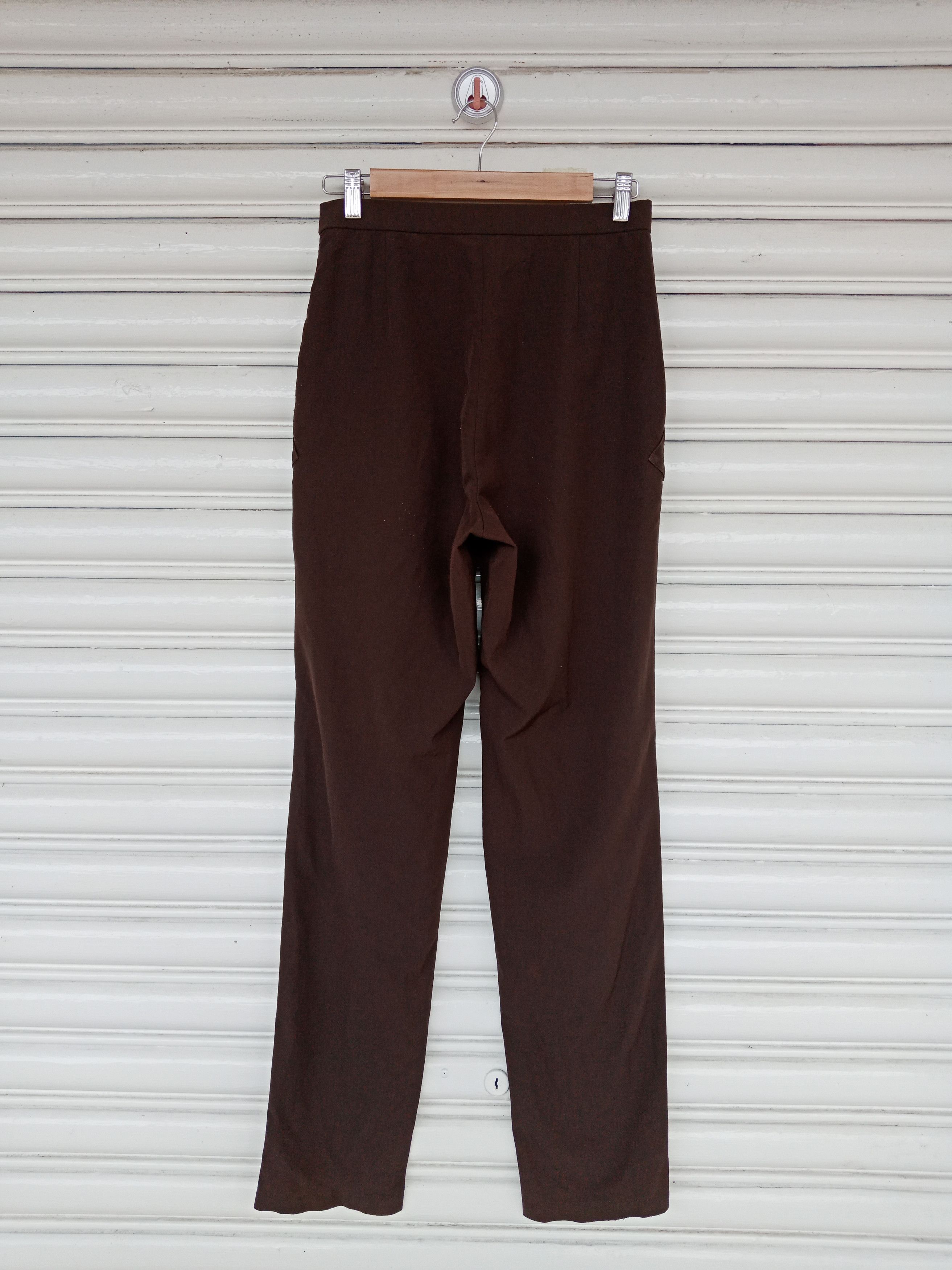Issey Miyake Issey Miyake Side Zip Brown Pants Size US 28 / EU 44 - 2 Thumbnail