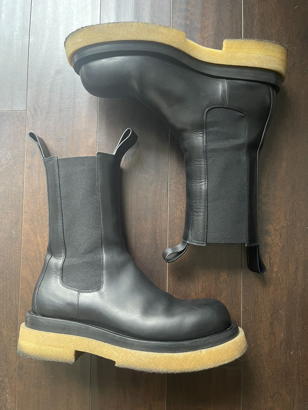 image of Bottega Veneta Chelsea Boot in Black, Men's (Size 12)