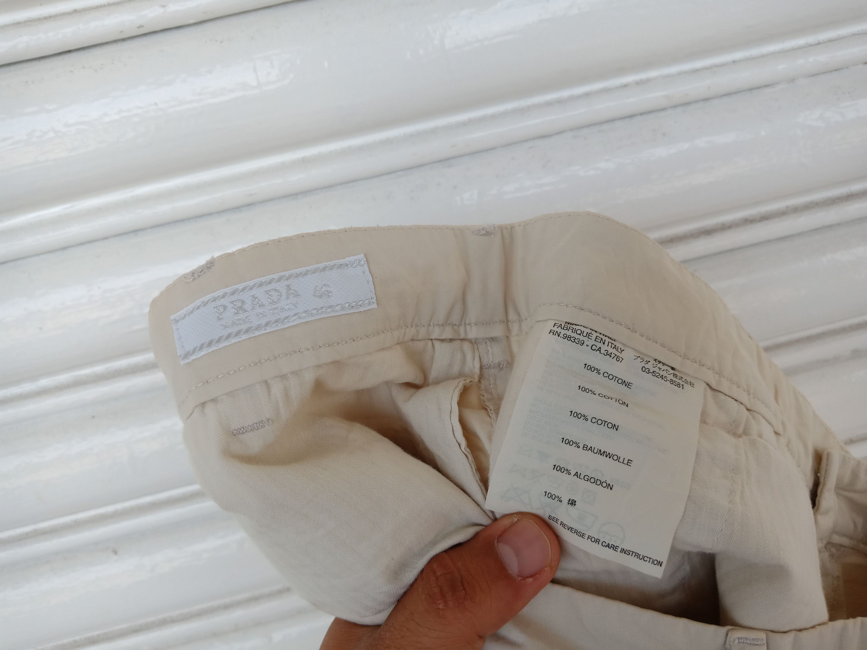 Prada Prada Riri Zippers Brown Nude Pants Made in Italy Size US 30 / EU 46 - 8 Thumbnail