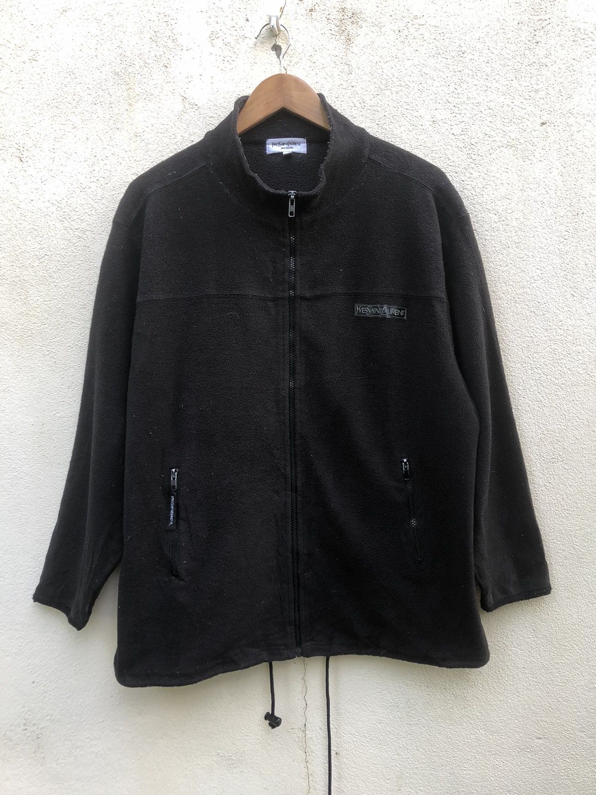 Yves Saint Laurent Saint Laurent Fleece Patch Logo Black Size L Size US L / EU 52-54 / 3 - 1 Thumbnail