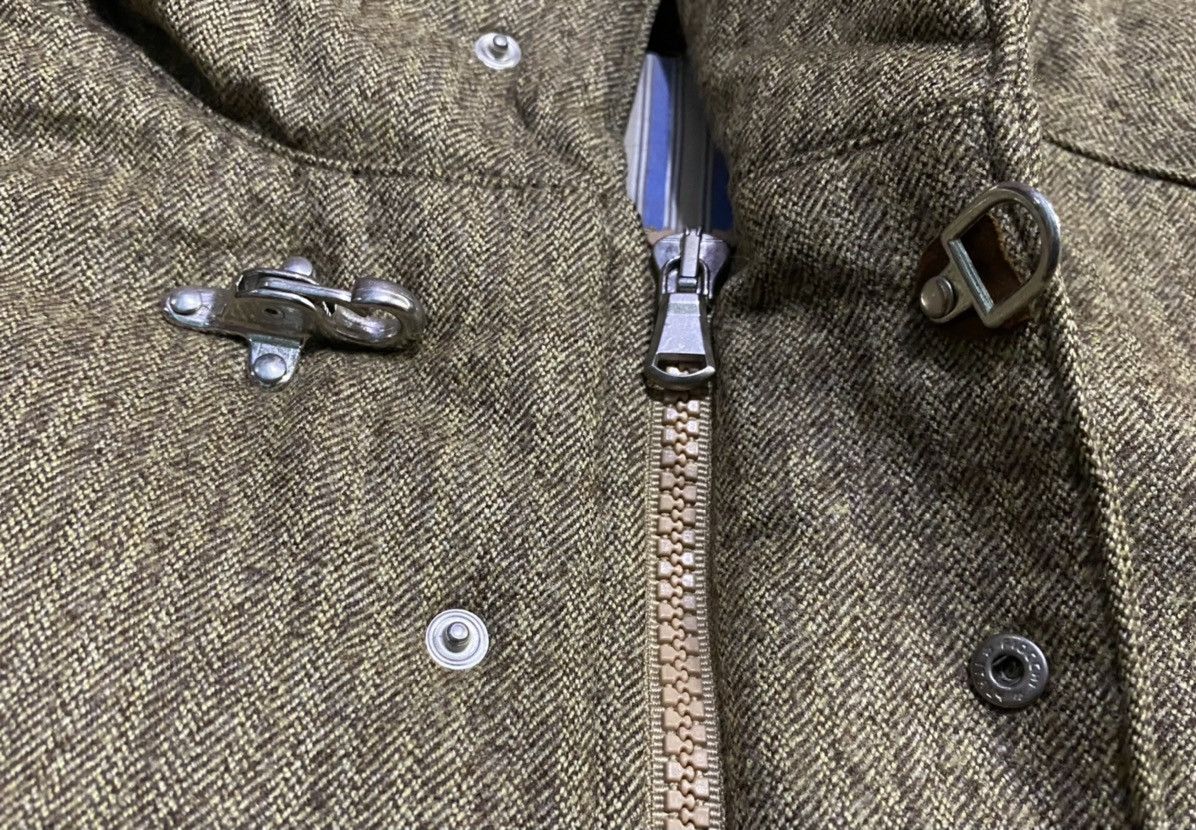 Designer Sartoria Del Giaccone Wool Zipper Quilted Jacket Size US L / EU 52-54 / 3 - 7 Thumbnail