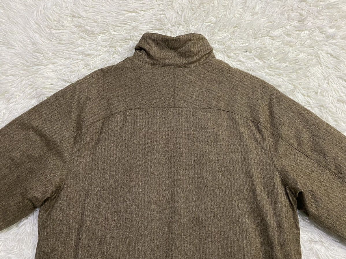 Designer Sartoria Del Giaccone Wool Zipper Quilted Jacket Size US L / EU 52-54 / 3 - 9 Thumbnail