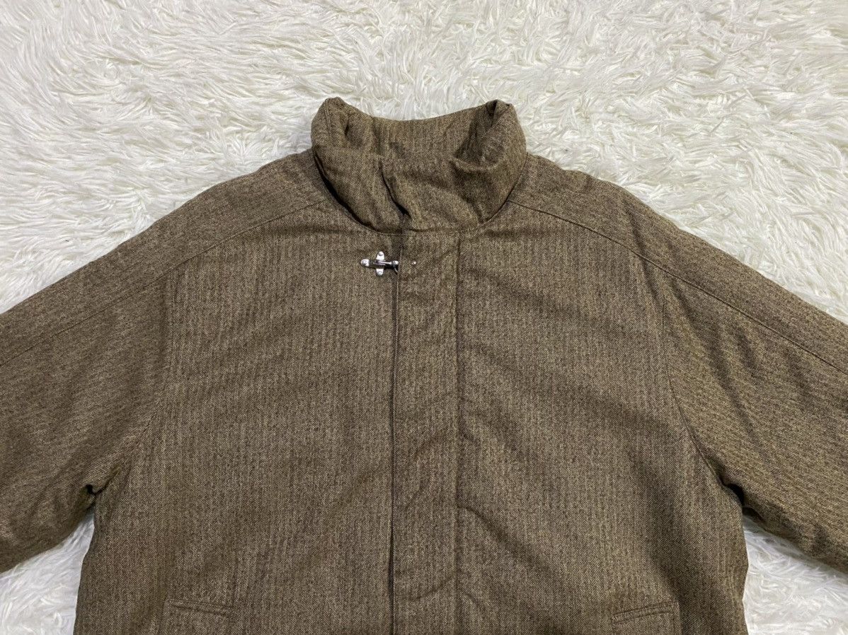 Designer Sartoria Del Giaccone Wool Zipper Quilted Jacket Size US L / EU 52-54 / 3 - 4 Thumbnail