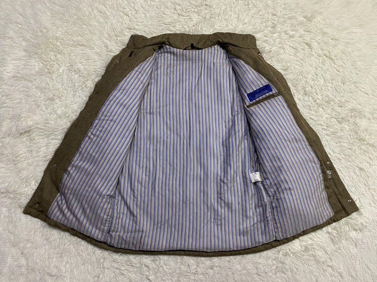 Designer Sartoria Del Giaccone Wool Zipper Quilted Jacket Size US L / EU 52-54 / 3 - 12 Thumbnail