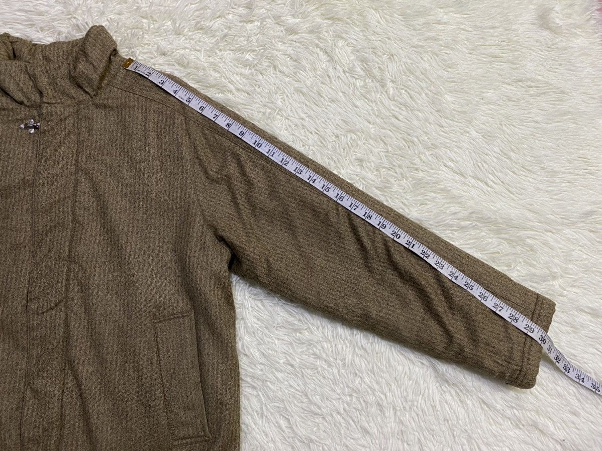 Designer Sartoria Del Giaccone Wool Zipper Quilted Jacket Size US L / EU 52-54 / 3 - 19 Thumbnail