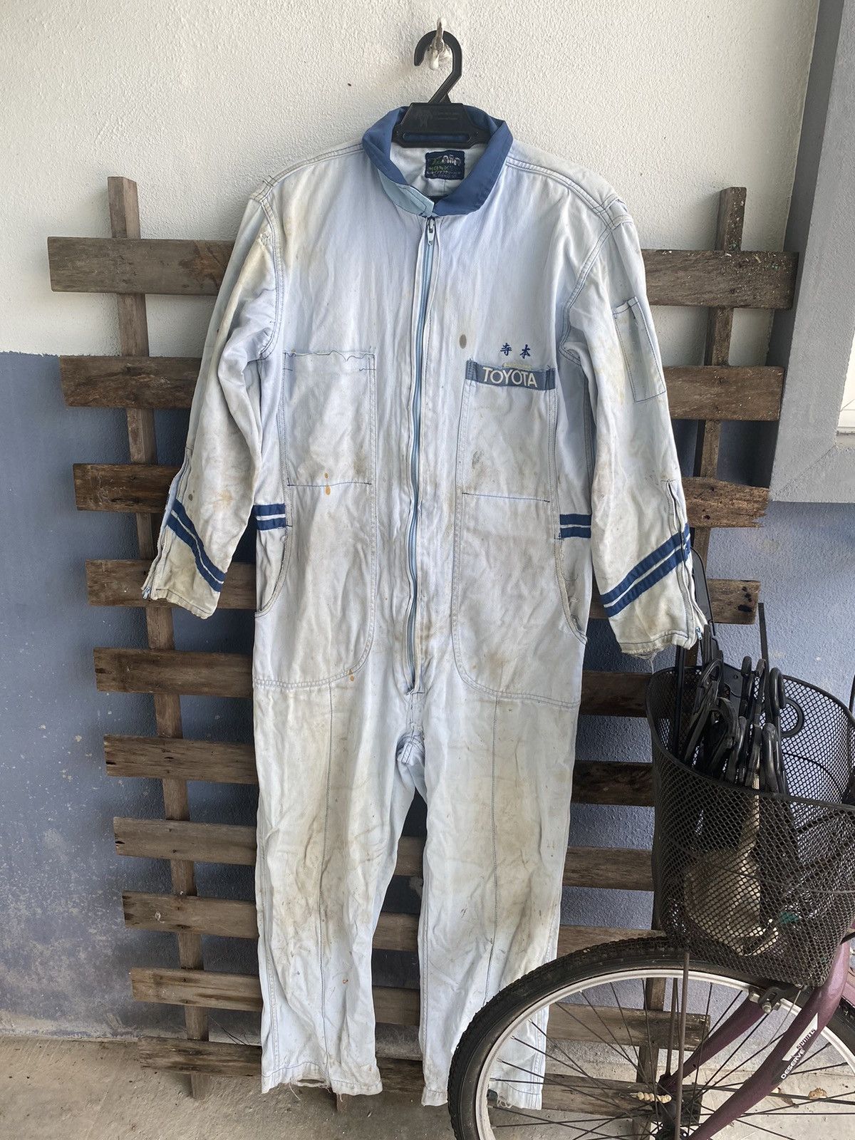 Image of Racing x Sports Specialties Vintage Toyota Trash Coveralls Workwear, Men's (Size 36)