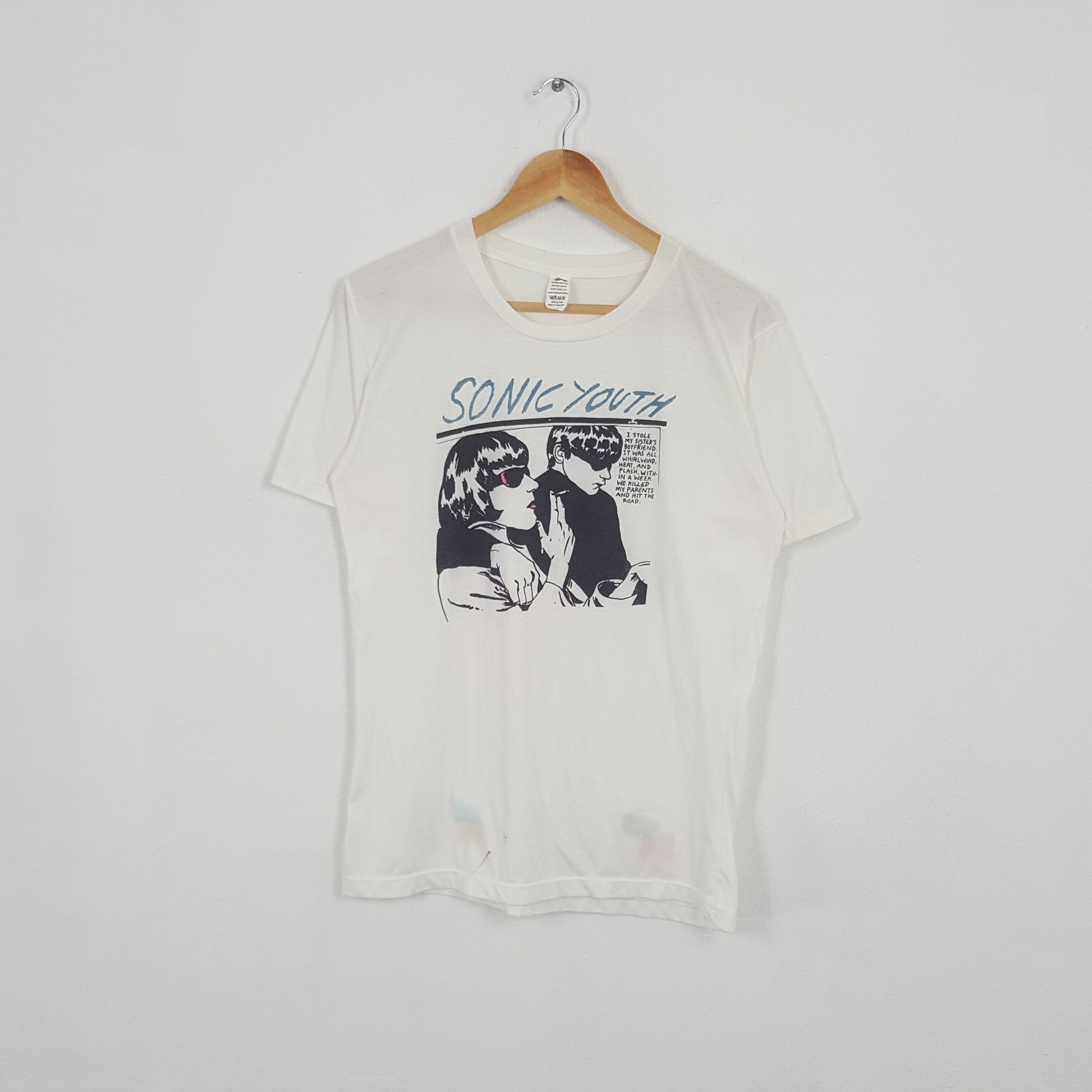 Band Tees × Vintage Vintage Sonic Youth Tshirt Size US M / EU 48-50 / 2 - 1 Thumbnail