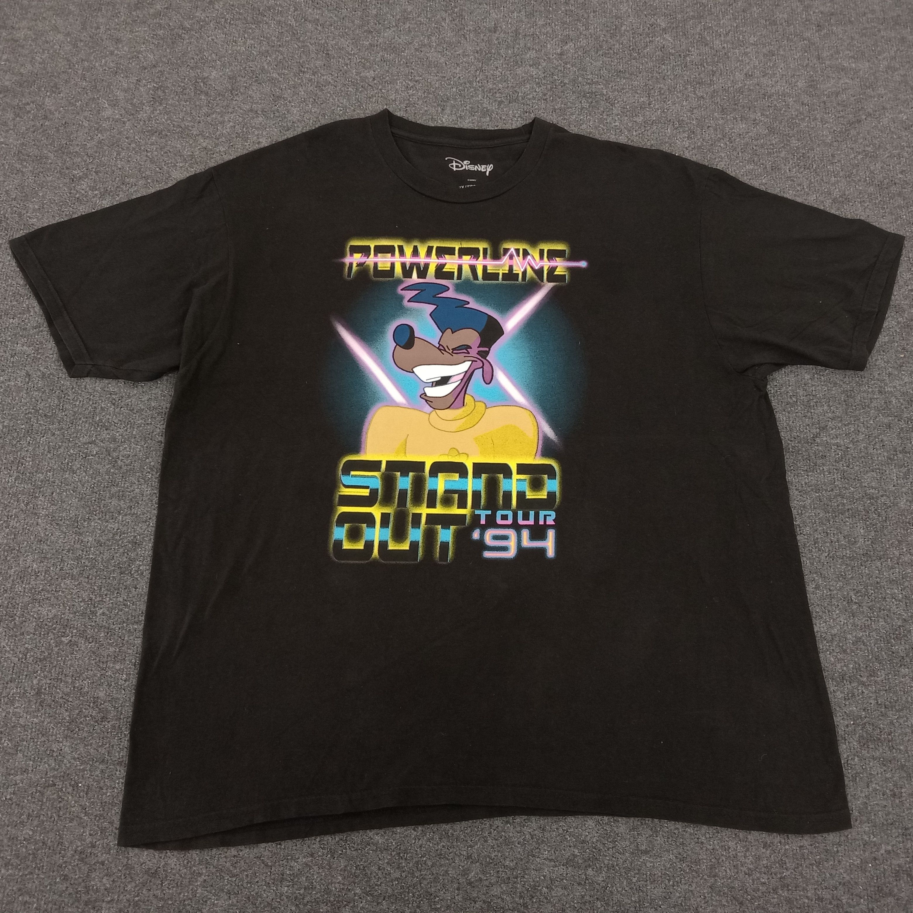 Band Tees × Disney × Vintage Power Line Rock Tour Disney's Movie Tshirt Size US XL / EU 56 / 4 - 1 Thumbnail