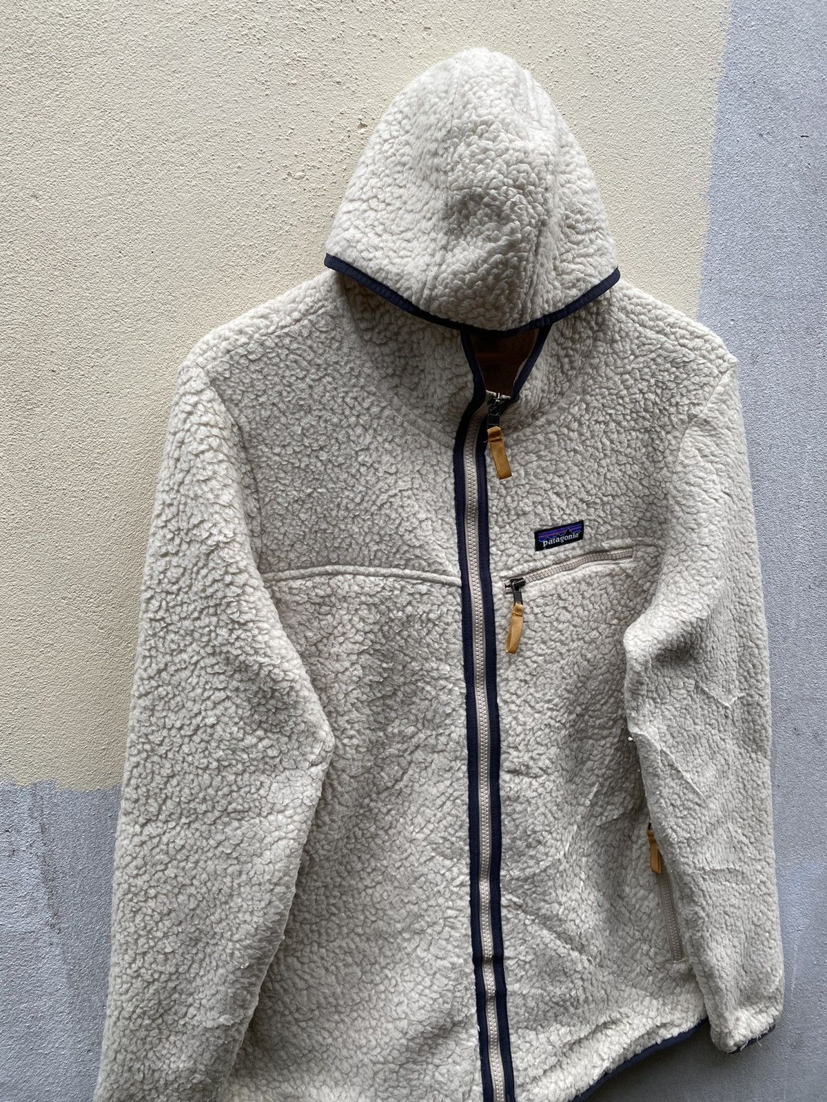 Patagonia Patagonia Retro Zip up Fleece Cream Sweaters Hoodies Size US S / EU 44-46 / 1 - 2 Thumbnail