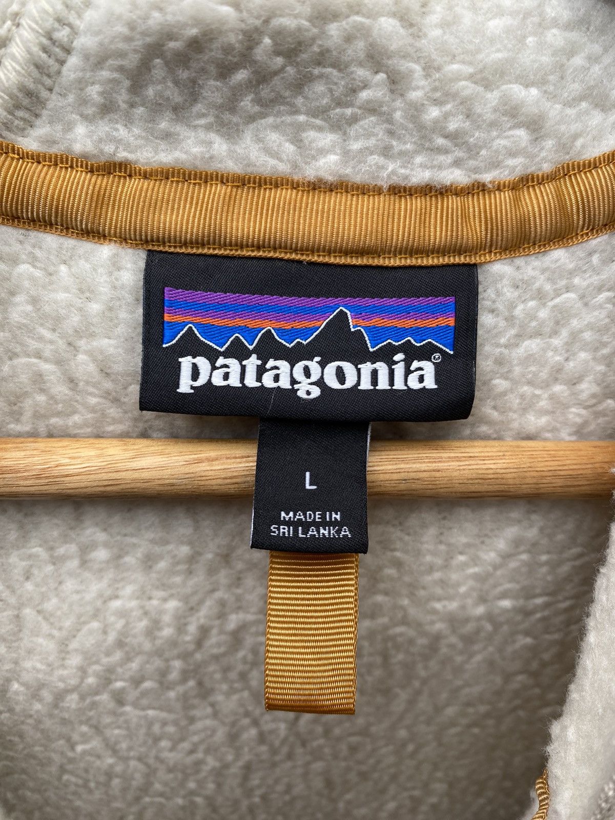 Patagonia Patagonia Retro Zip up Fleece Cream Sweaters Hoodies Size US S / EU 44-46 / 1 - 9 Thumbnail